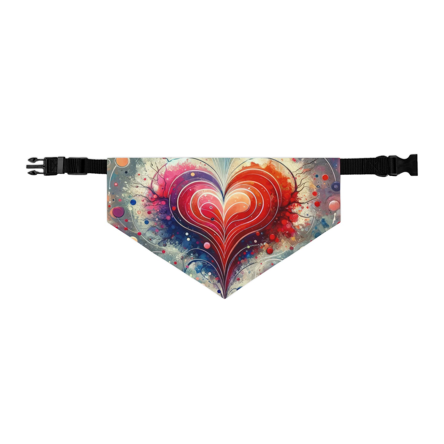 Emotional Physics Heart Pet Bandana Collar