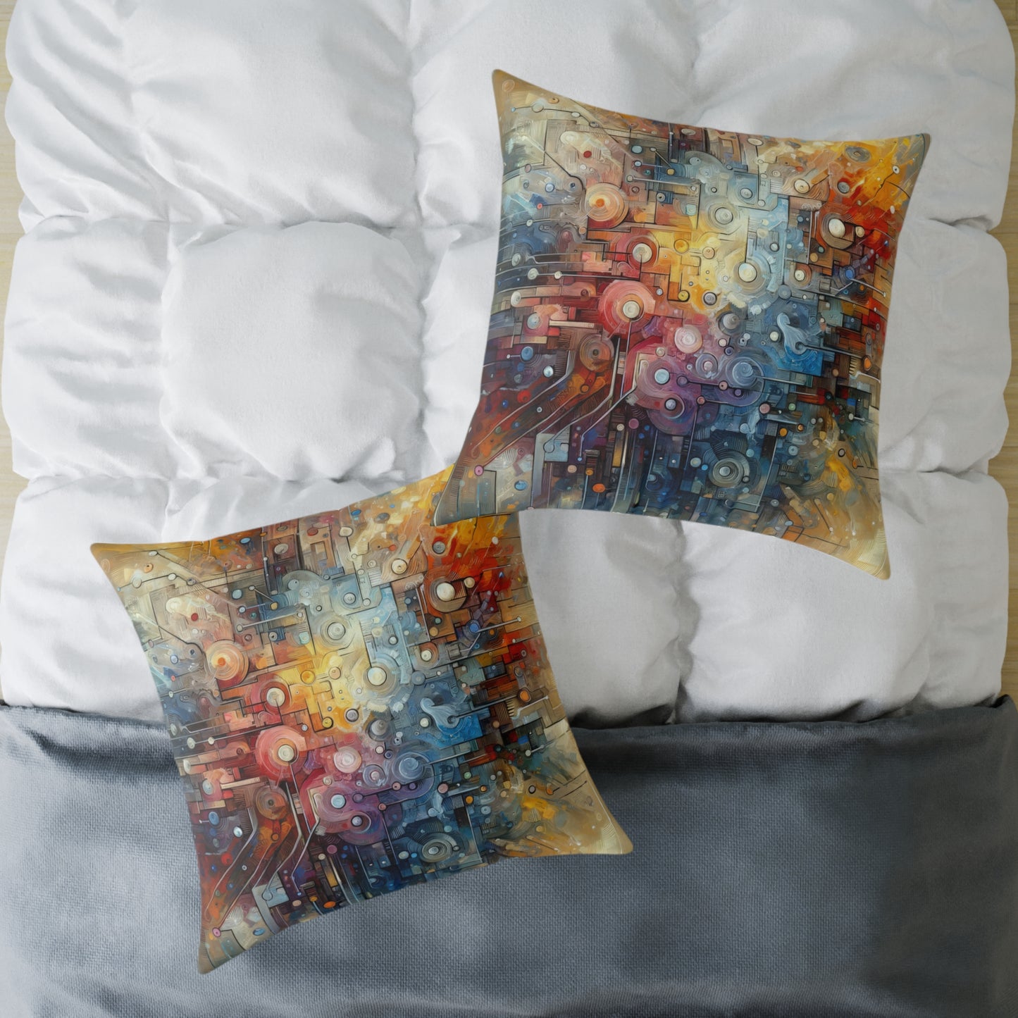 Empathy Scaffold Unity Spun Polyester Pillow