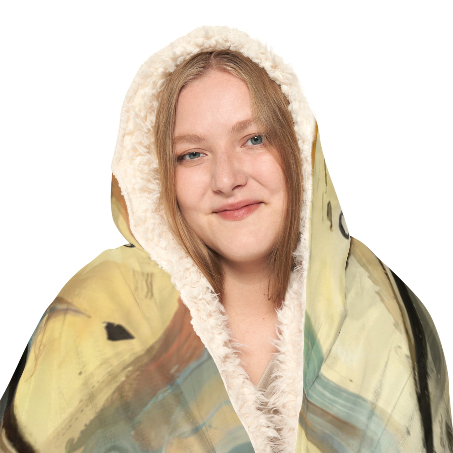 Guidance Abstract Compass Snuggle Blanket