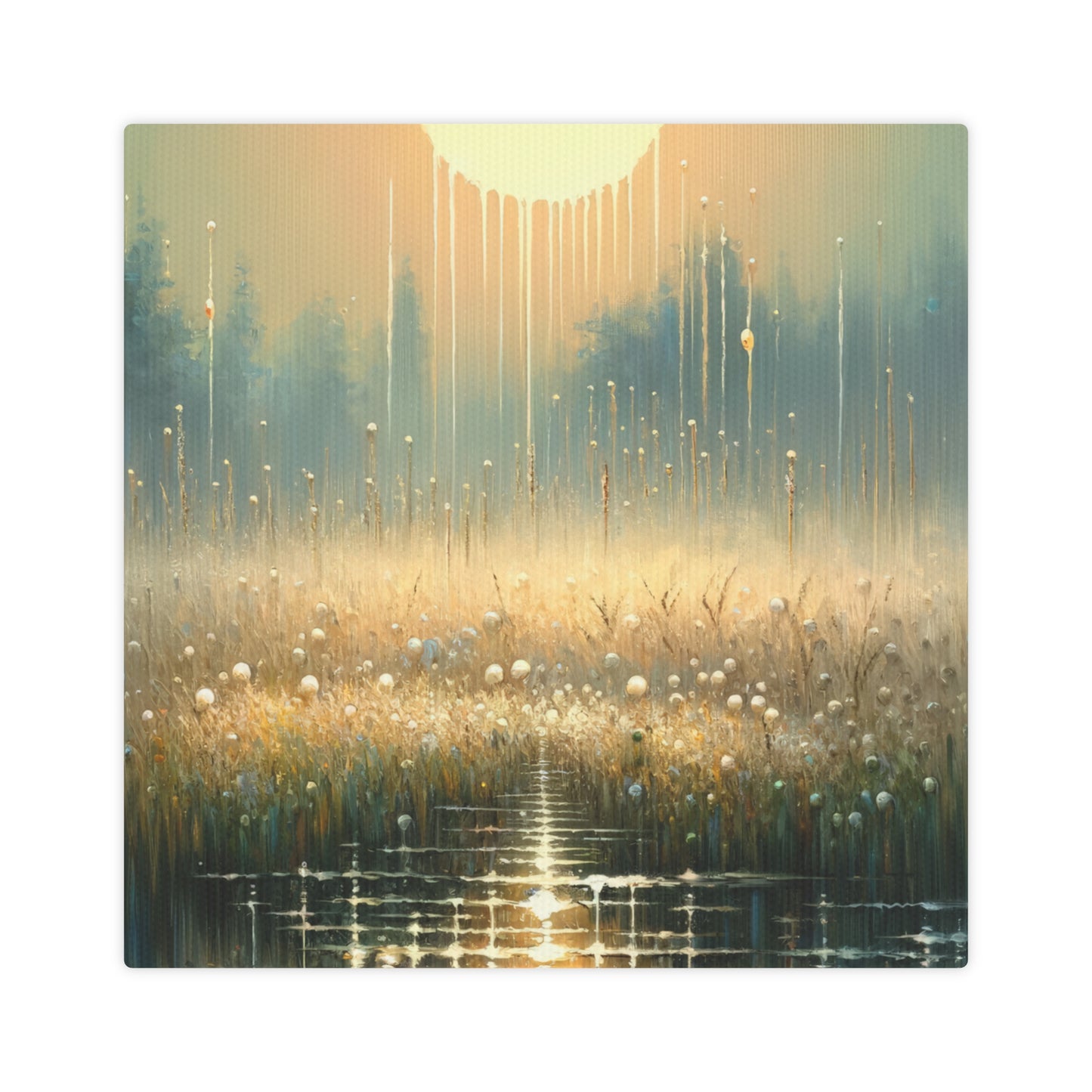 Observant Delicacy Heart Canvas Photo Tile