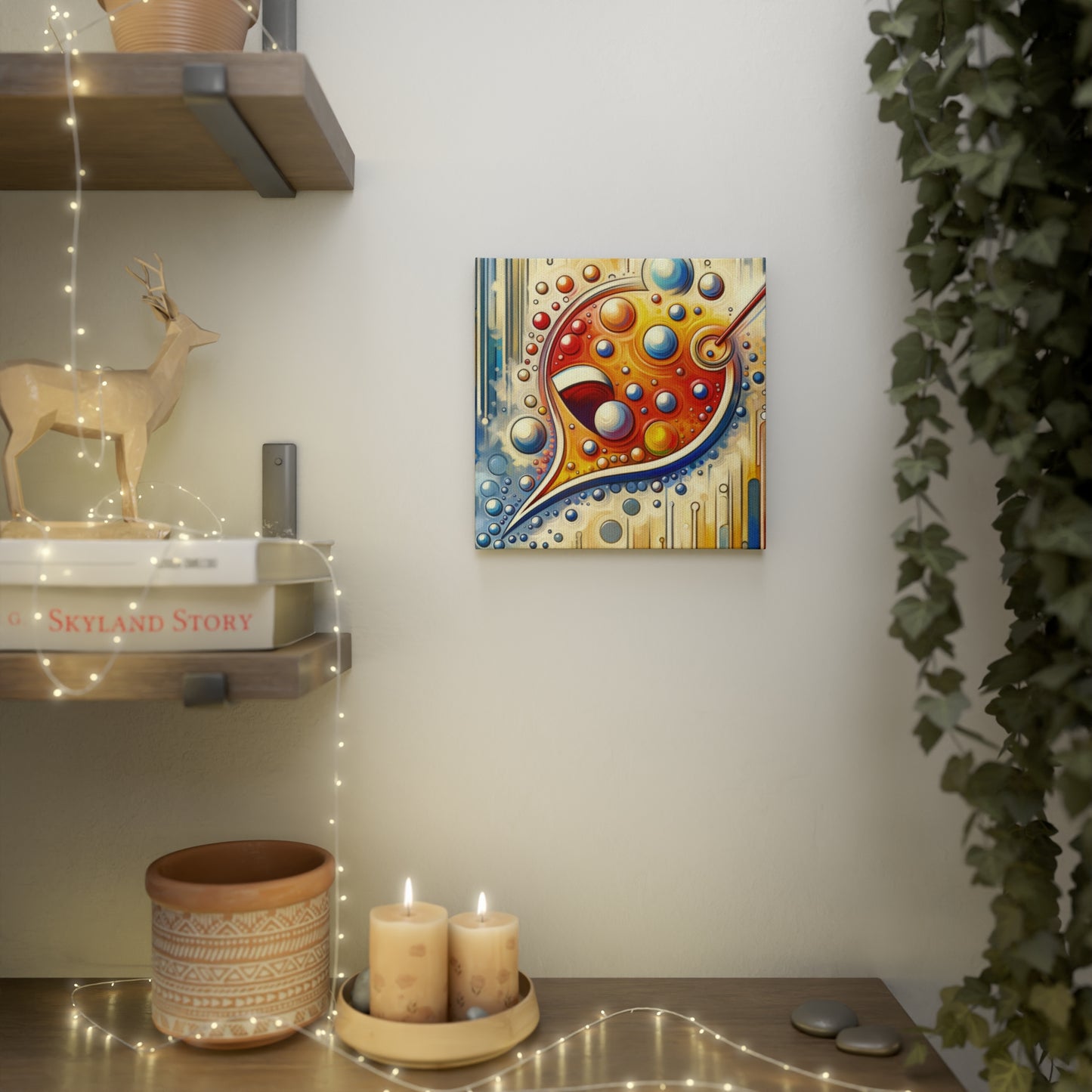 Humorous Dialogue Gateway Canvas Photo Tile