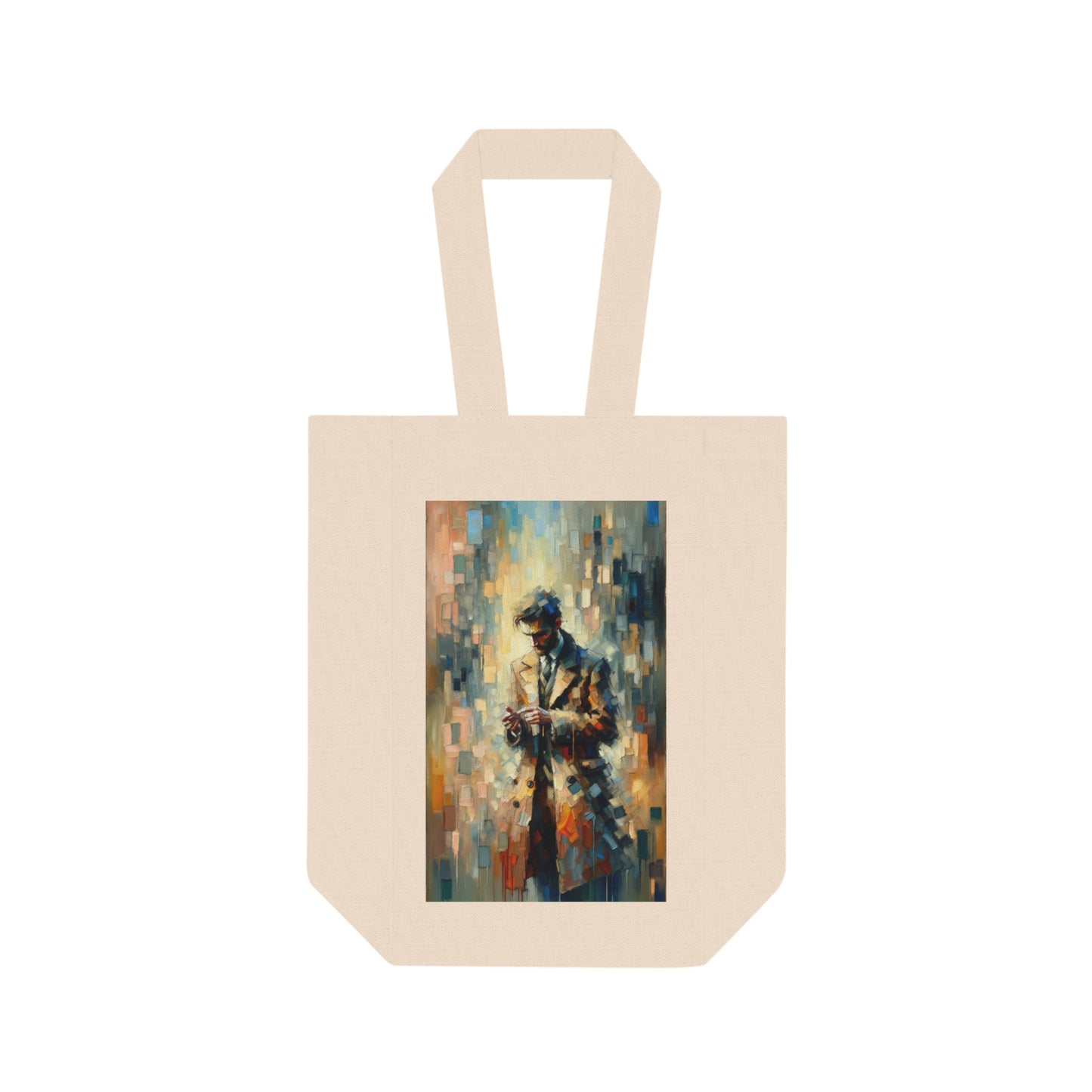 Urban Tachism Encounter Double Wine Tote Bag