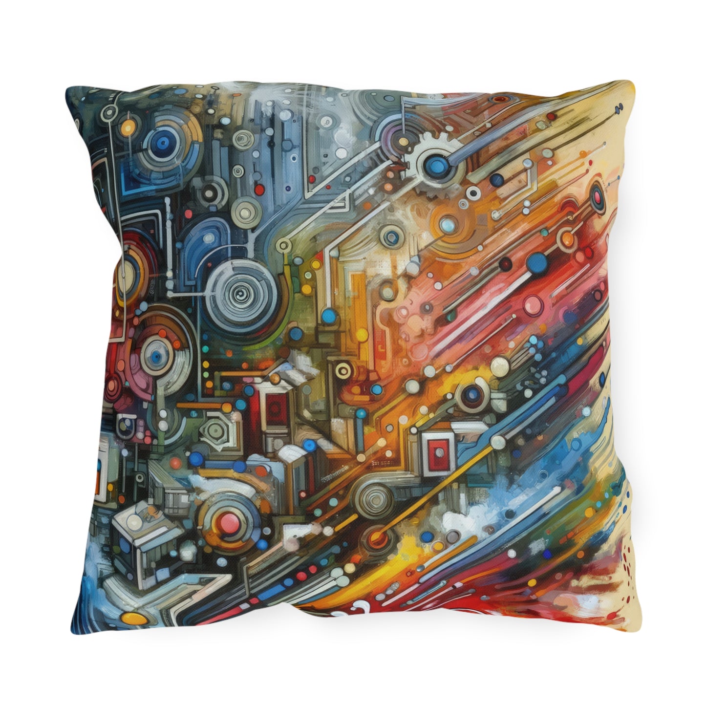 Beliefs Systems Intersection Outdoor Pillows
