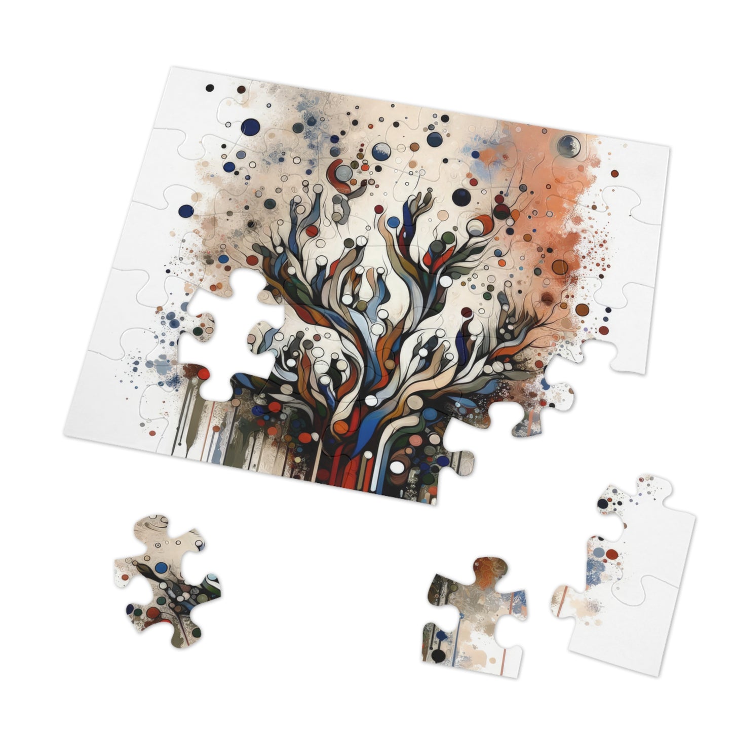 Intentional Unity Splashes Jigsaw Puzzle (30, 110, 252, 500,1000-Piece)