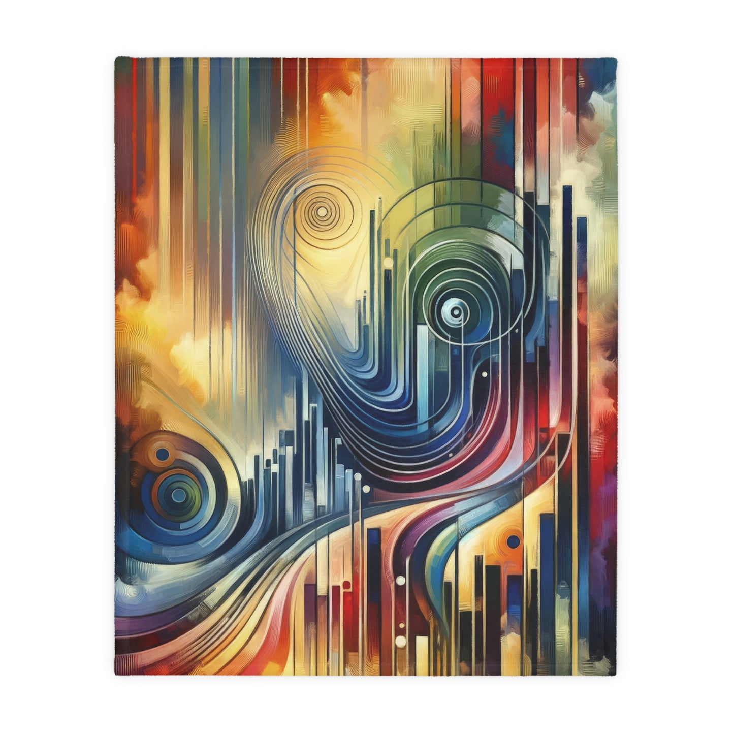 Effort Amplifies Outcome Velveteen Microfiber Blanket (Two-sided print)