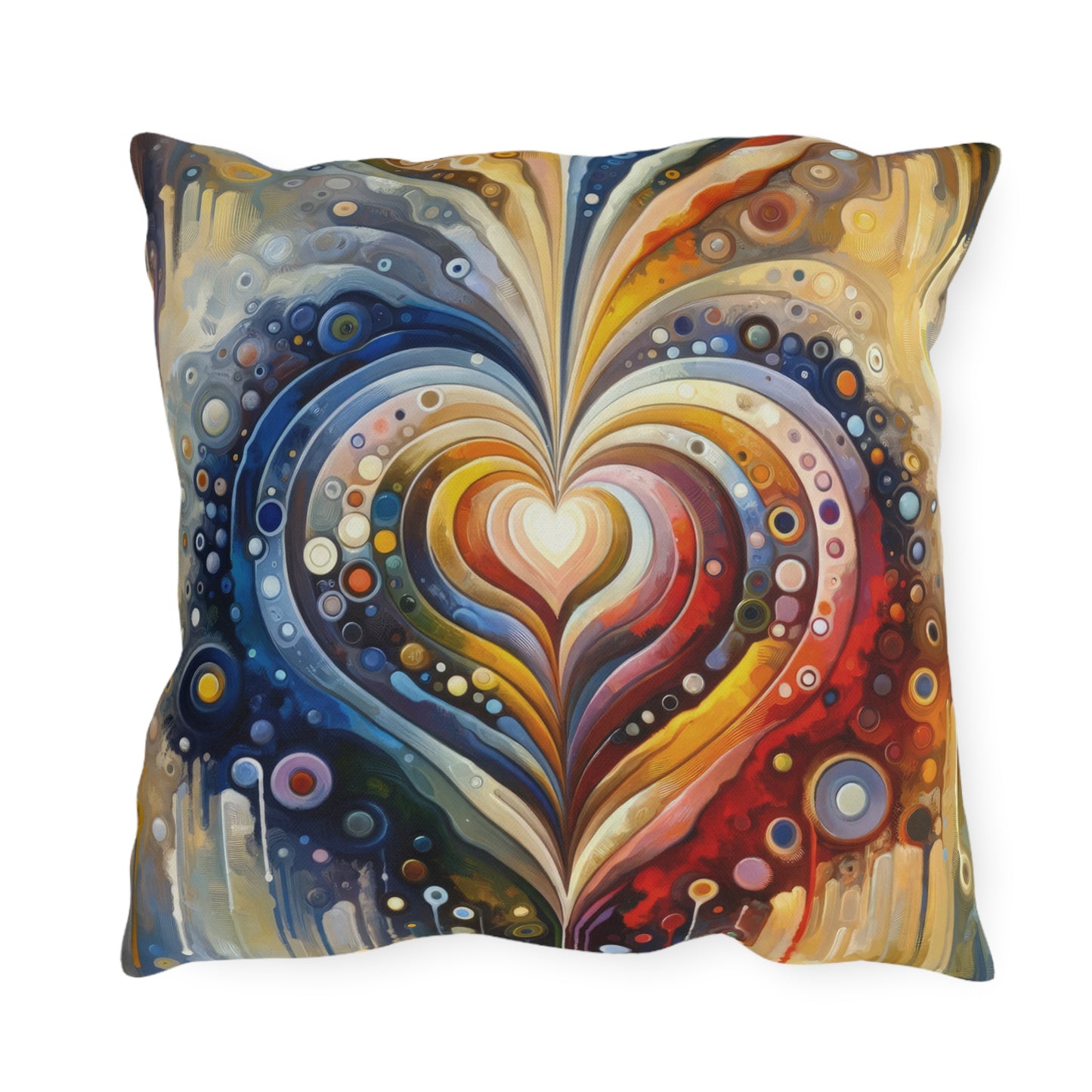Harmonic Heart Essence Outdoor Pillows