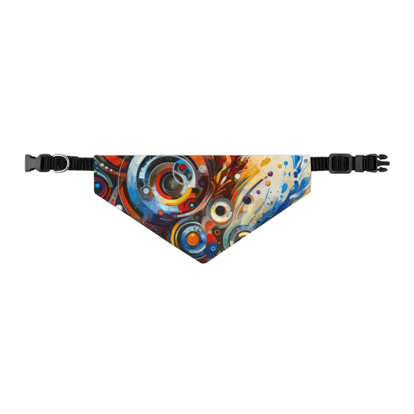 Harmonic Abstract Synergy Pet Bandana Collar