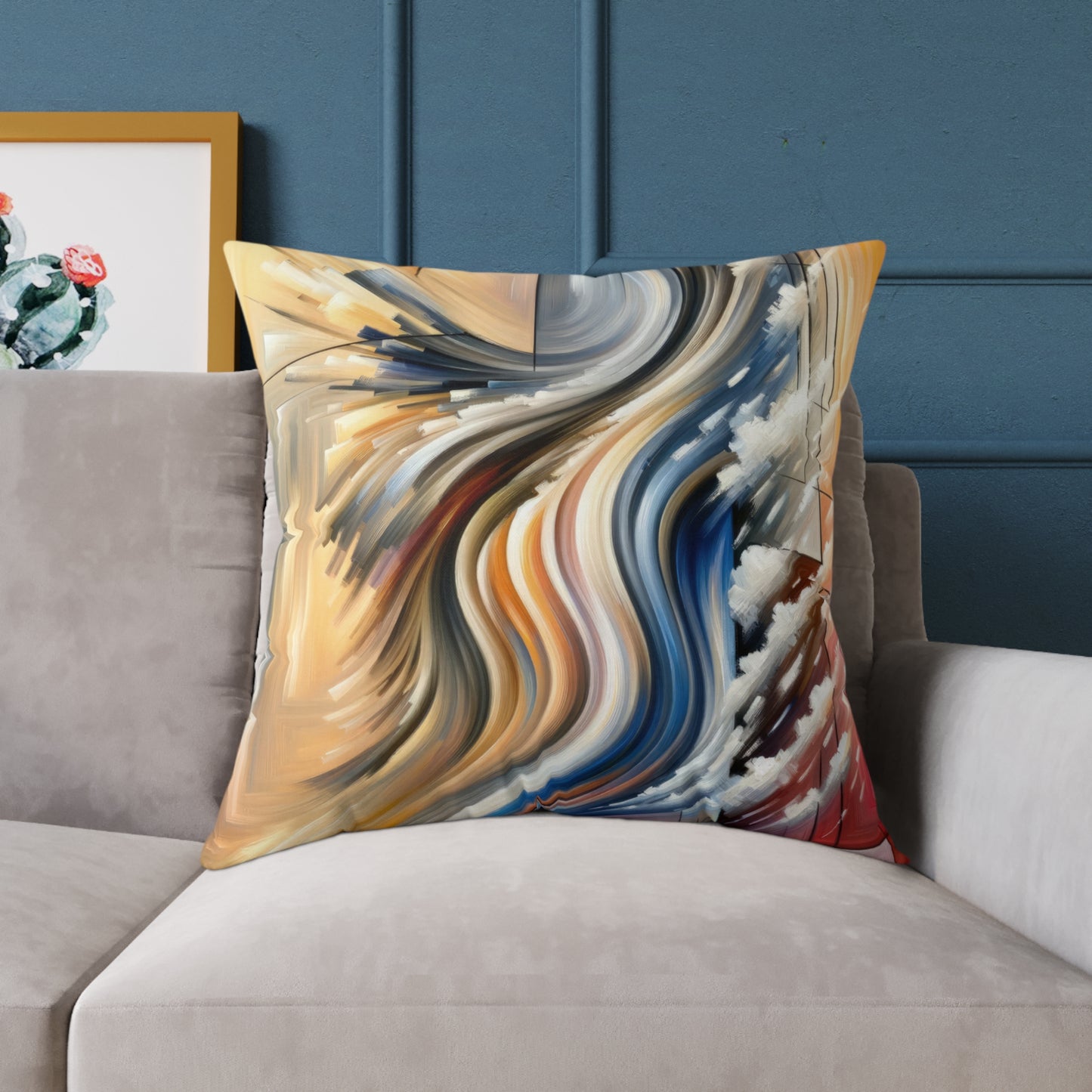 Model Dynamic Transition Spun Polyester Pillow