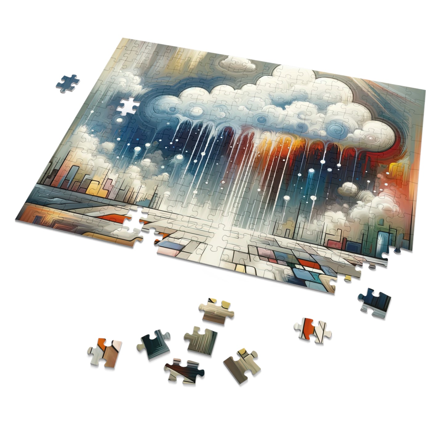 Grounding Silver Clouds Jigsaw Puzzle (30, 110, 252, 500,1000-Piece)