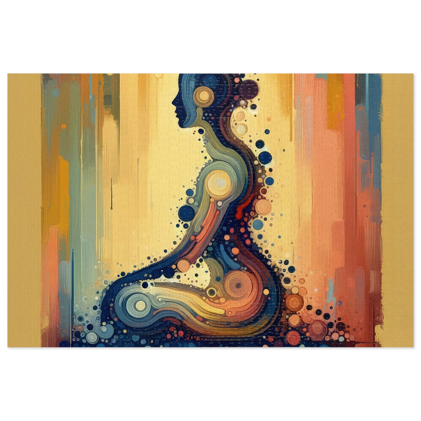 Patience Essence Tachism Jigsaw Puzzle (30, 110, 252, 500,1000-Piece)