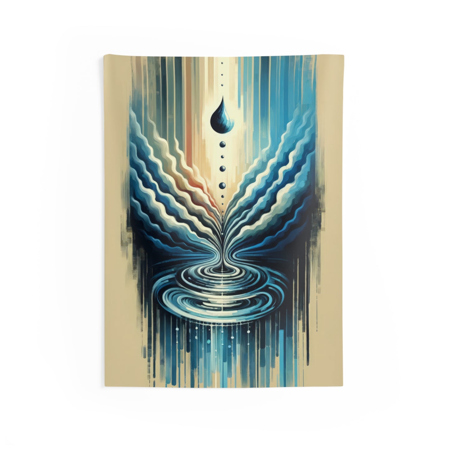 Ripple Effect Abstract Indoor Wall Tapestries