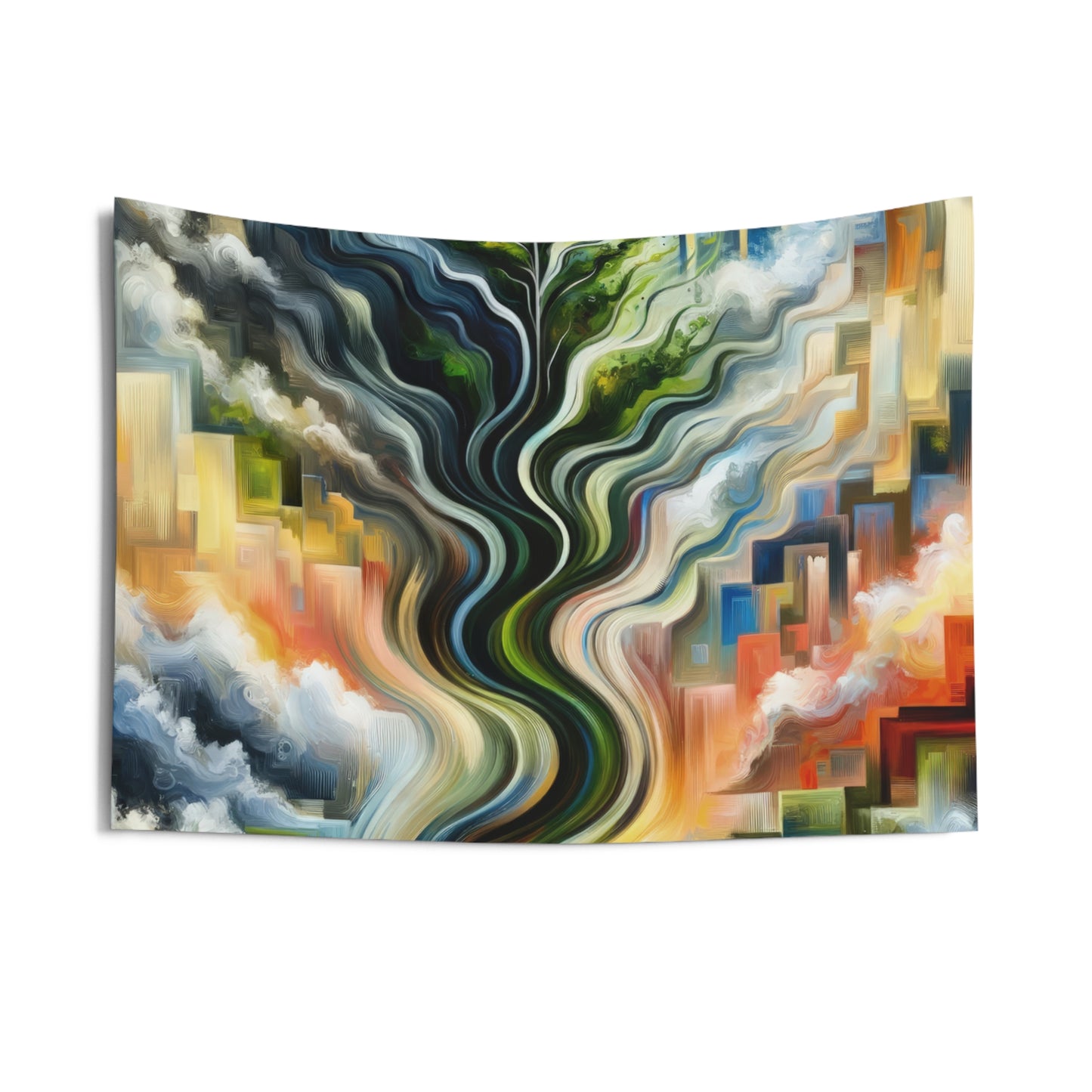 Eternal Digital Contrast Indoor Wall Tapestries