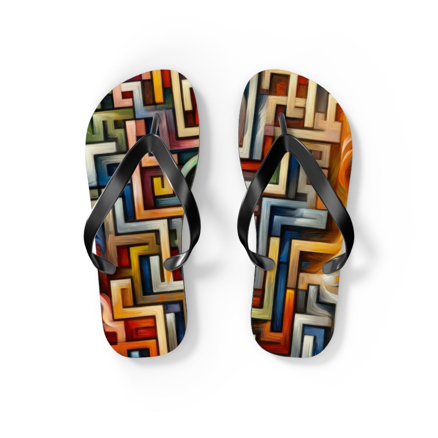 Labyrinthine Love Choices Flip Flops