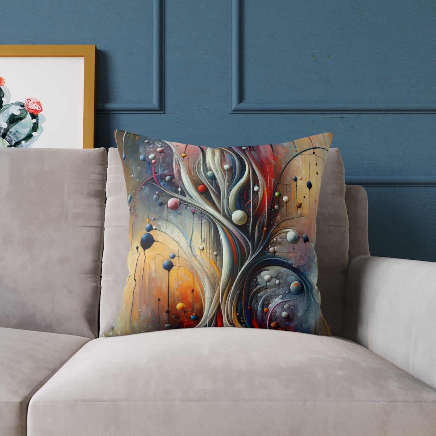 Invisible Threads Influence Spun Polyester Pillow