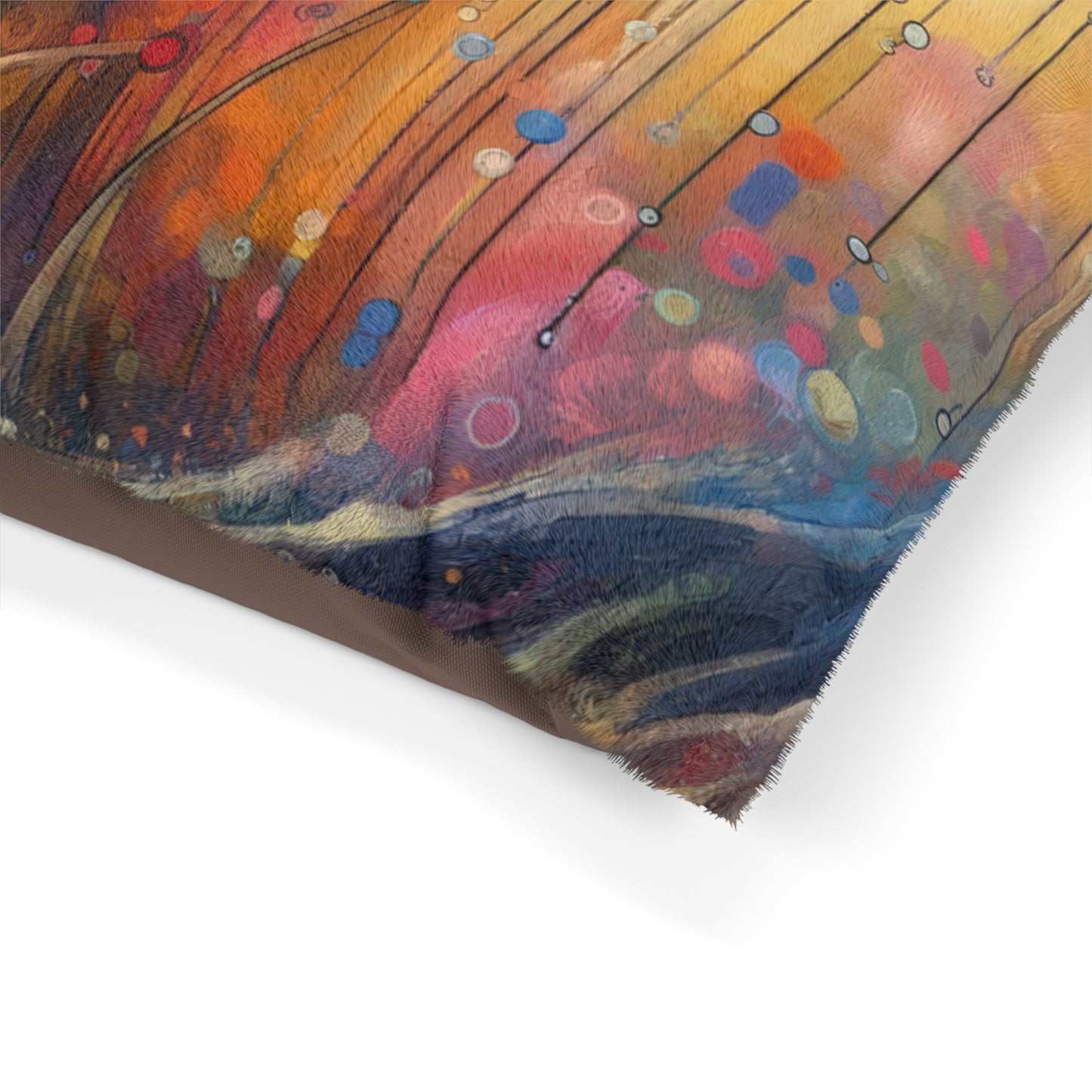 Digital Tapestry Weaving Pet Bed