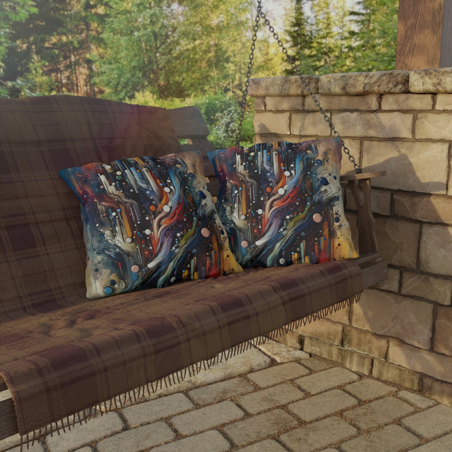 Coherent Change Visualization Outdoor Pillows