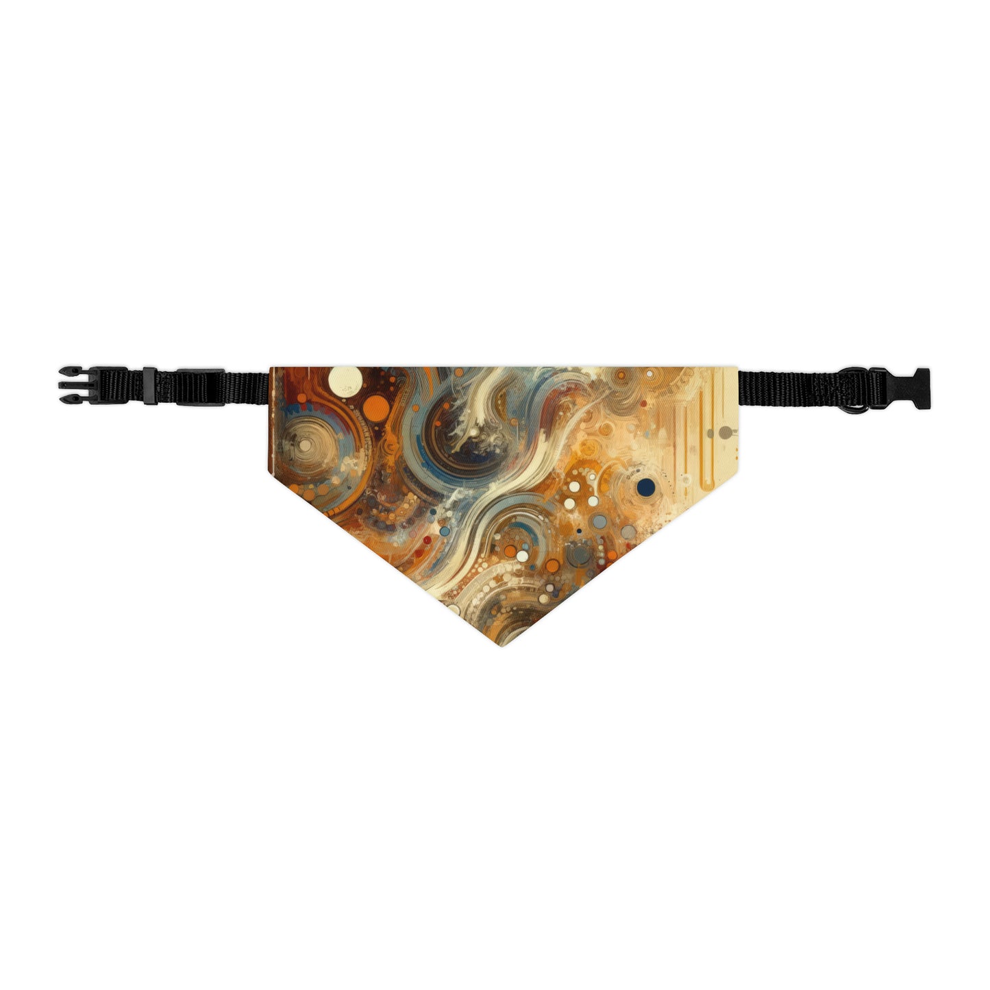 Dynamic Cultural Mosaic Pet Bandana Collar