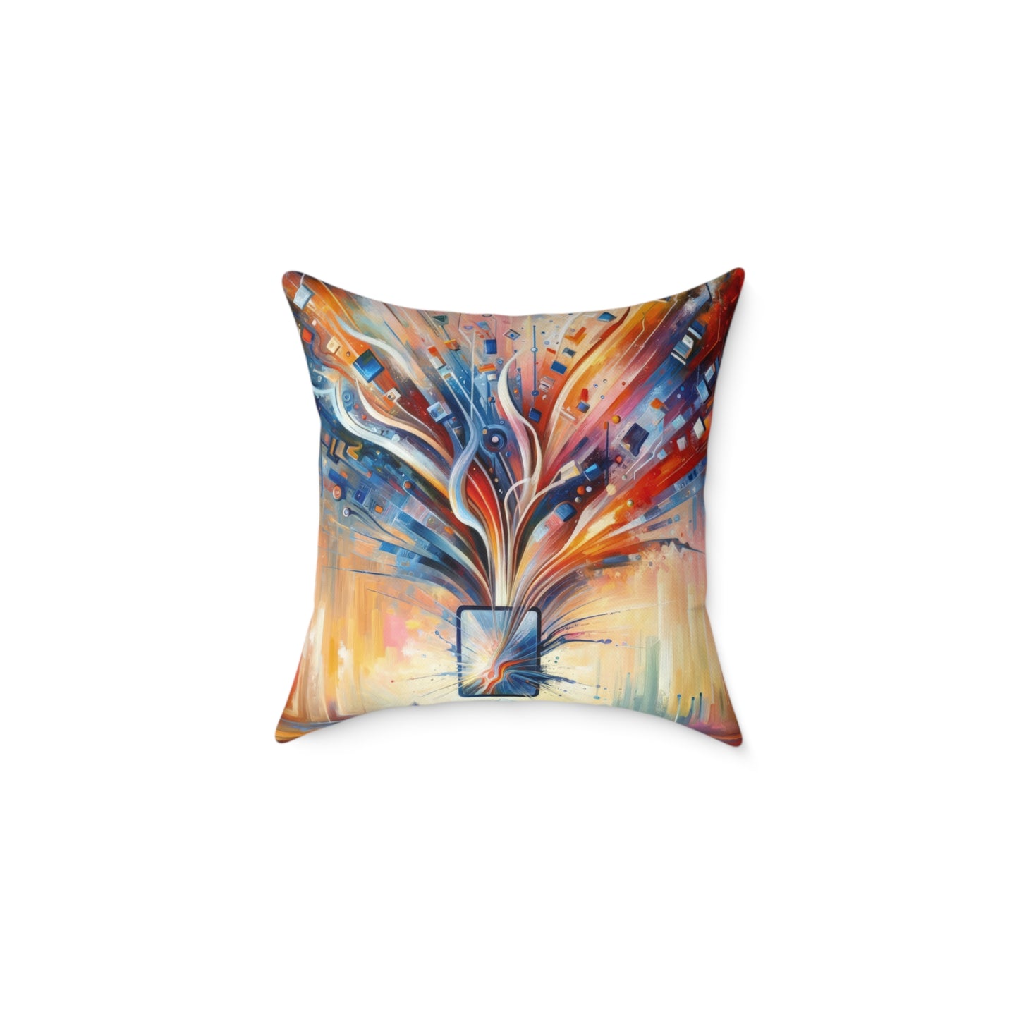 Empowerment Through Technology Spun Polyester Pillow