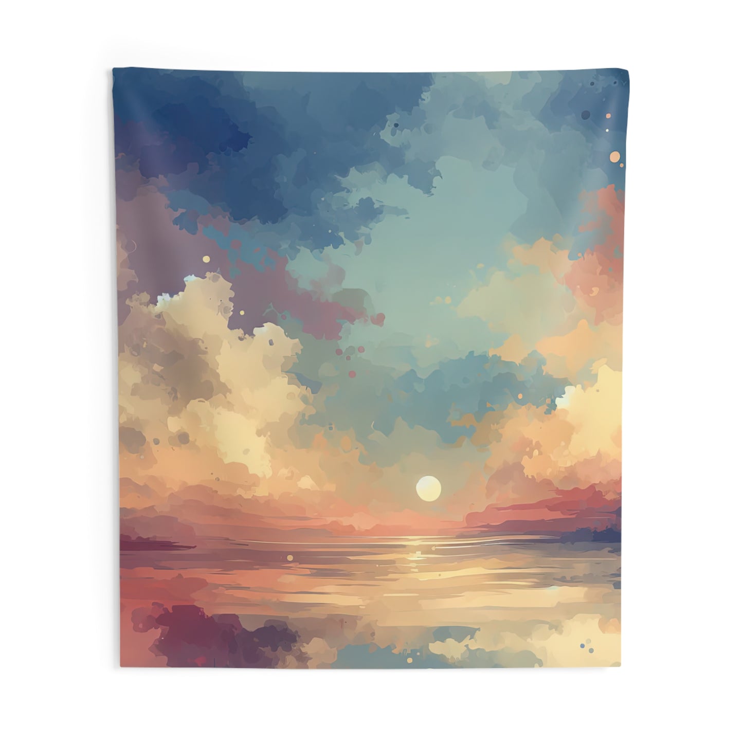 Dusky Sky Glow Indoor Wall Tapestries