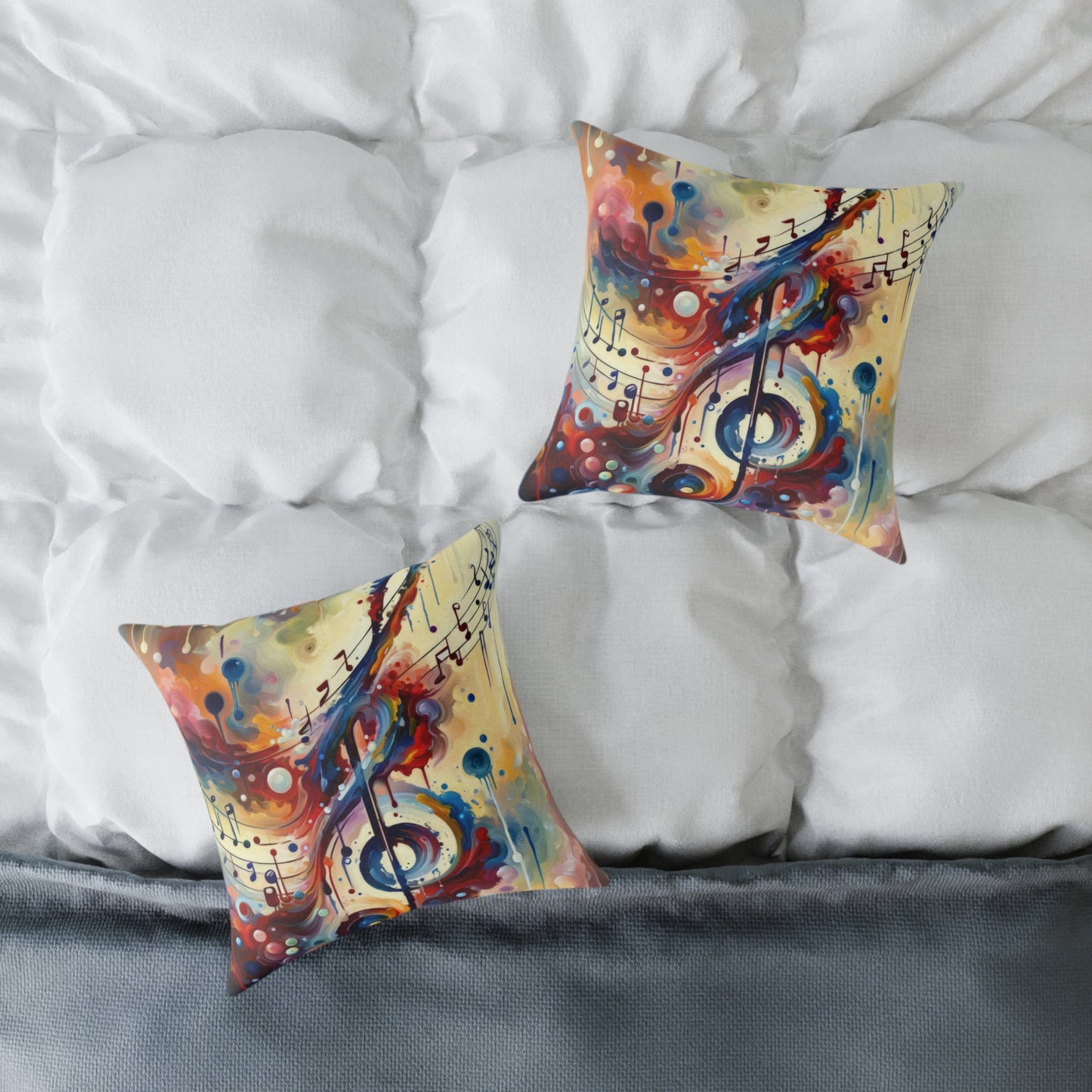 Harmonizing Melody Life Spun Polyester Pillow
