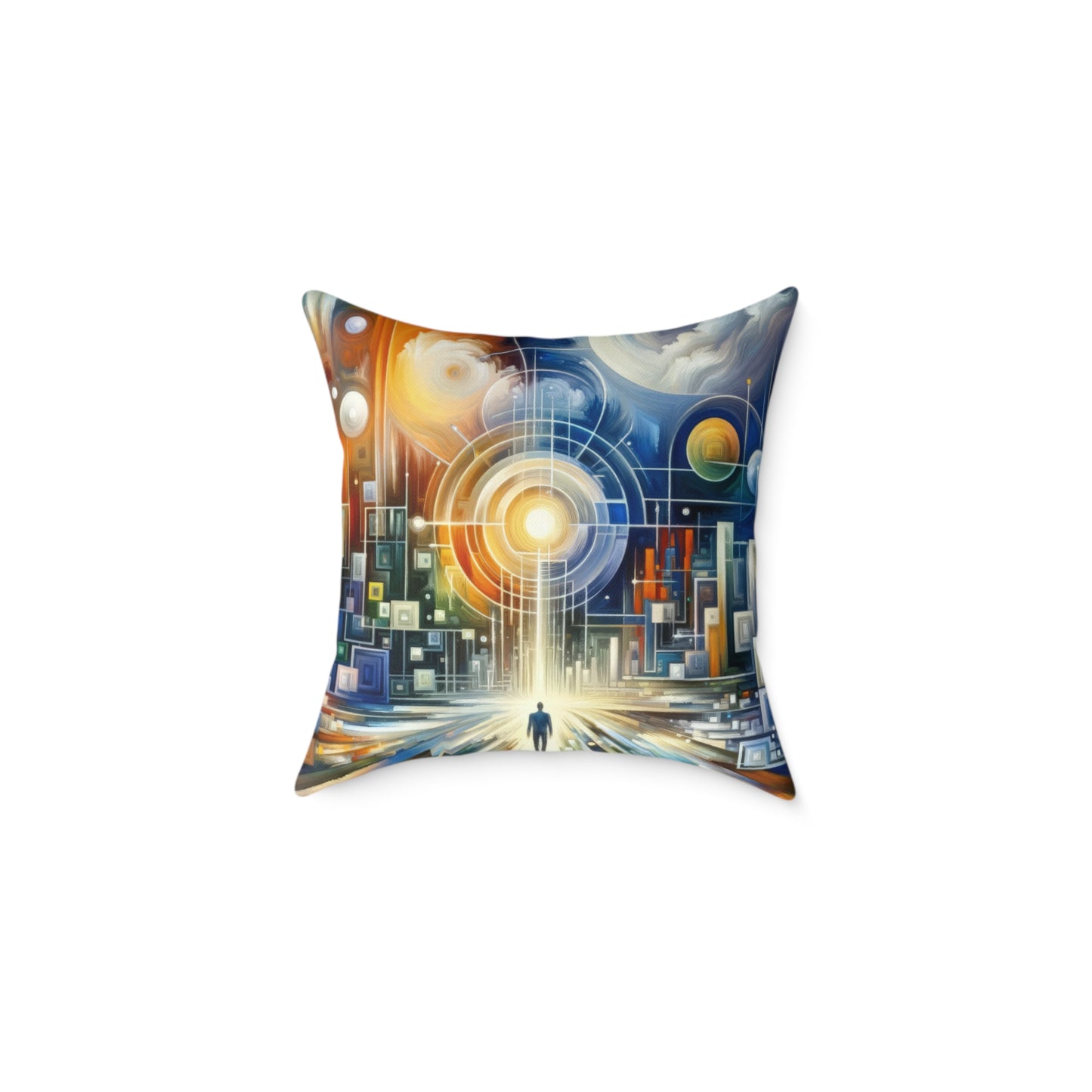 Mindful Megabyte Convergence Spun Polyester Pillow