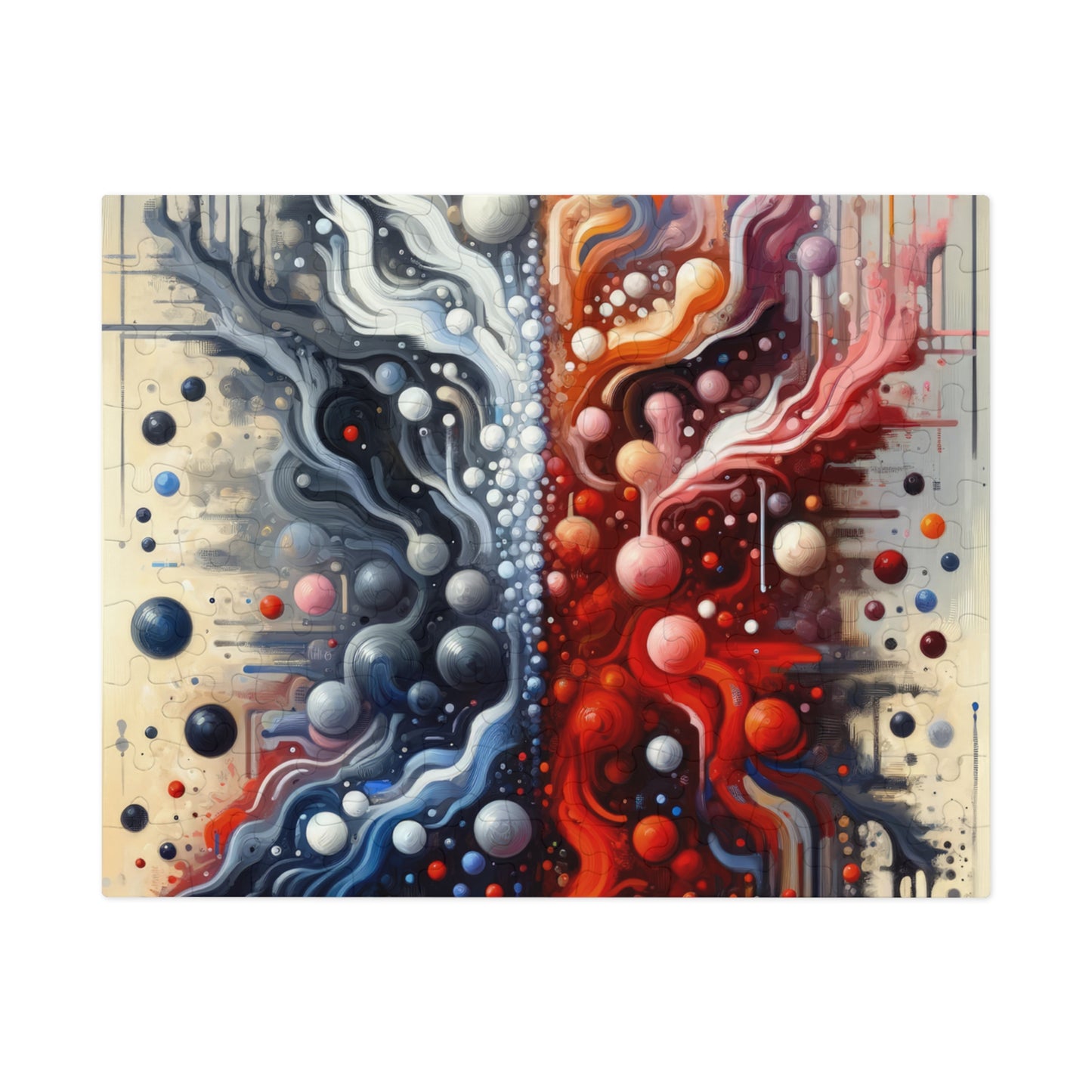 Symbiotic Exchange Abstract Jigsaw Puzzle (30, 110, 252, 500,1000-Piece)