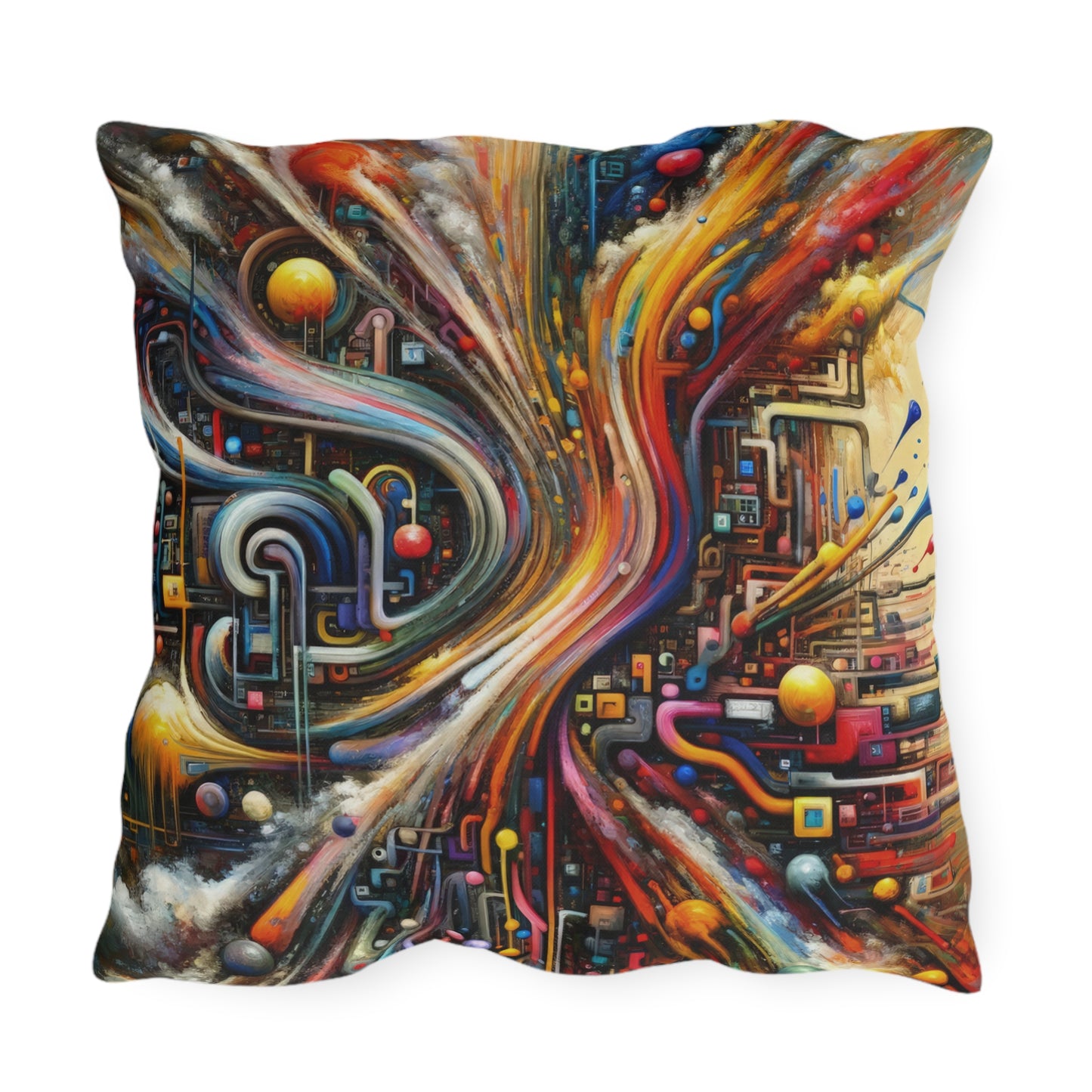 Information Bottleneck Cascade Outdoor Pillows