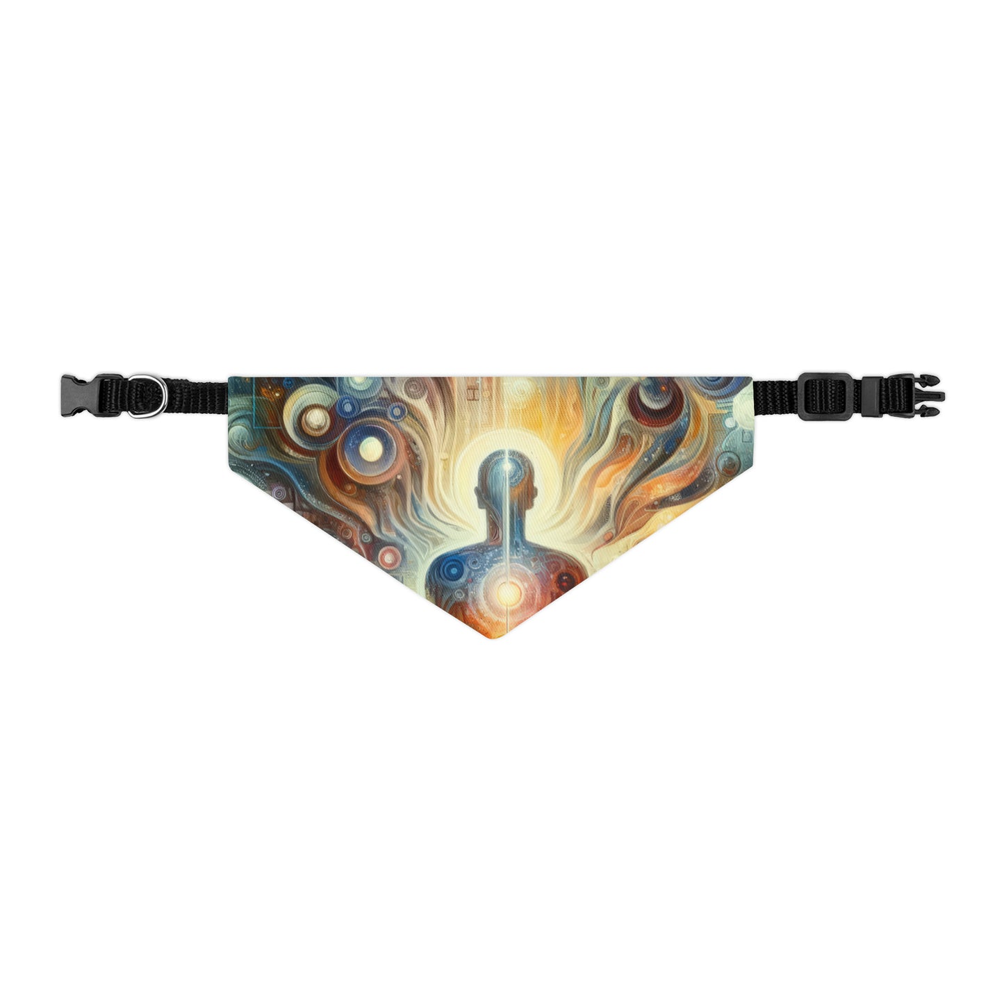 Technological Spiritual Synthesis Pet Bandana Collar