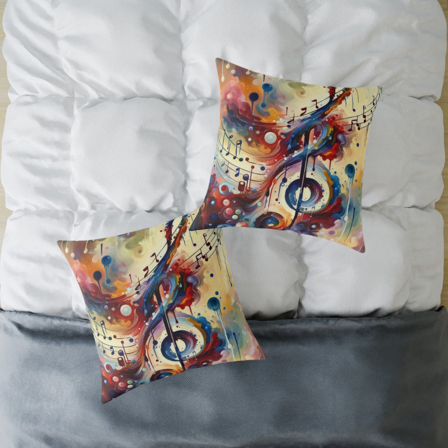 Harmonizing Melody Life Spun Polyester Pillow