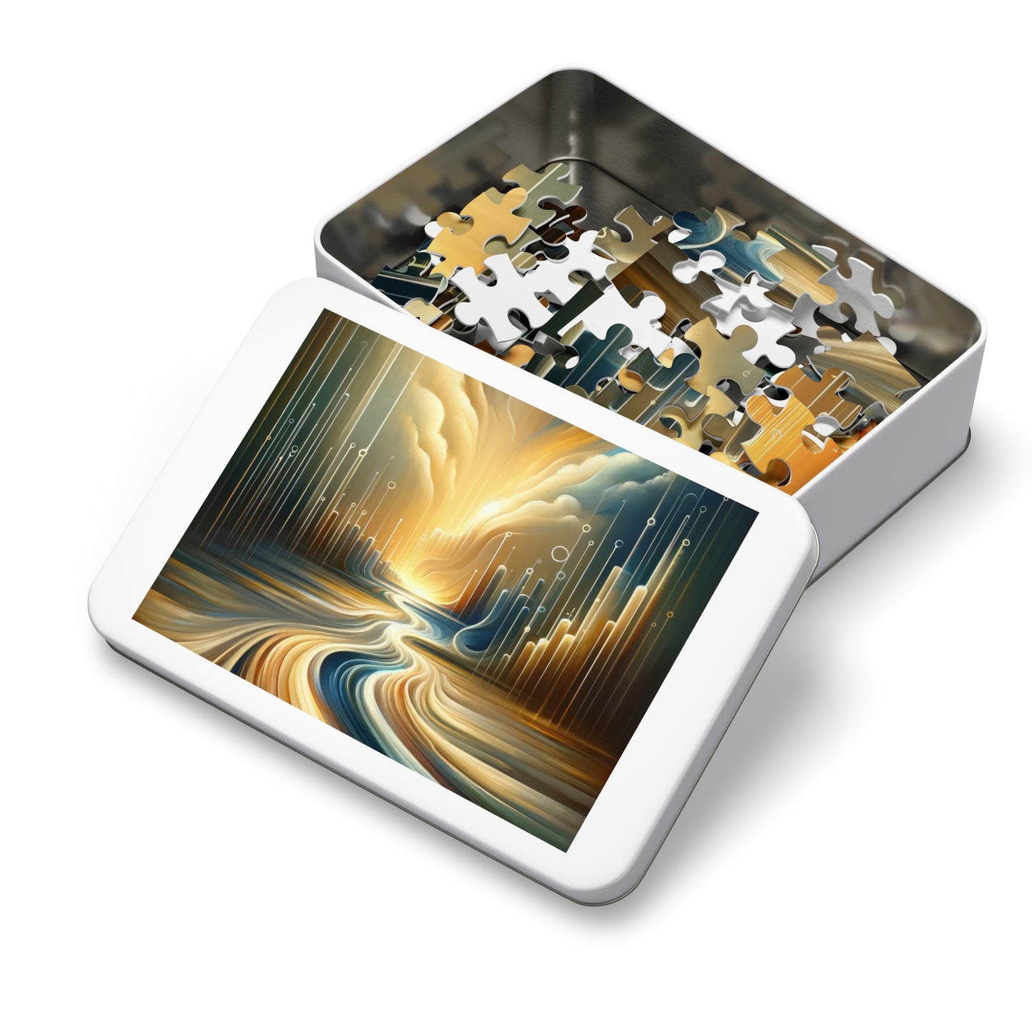 Frequency Shift Evocative Jigsaw Puzzle (30, 110, 252, 500,1000-Piece)