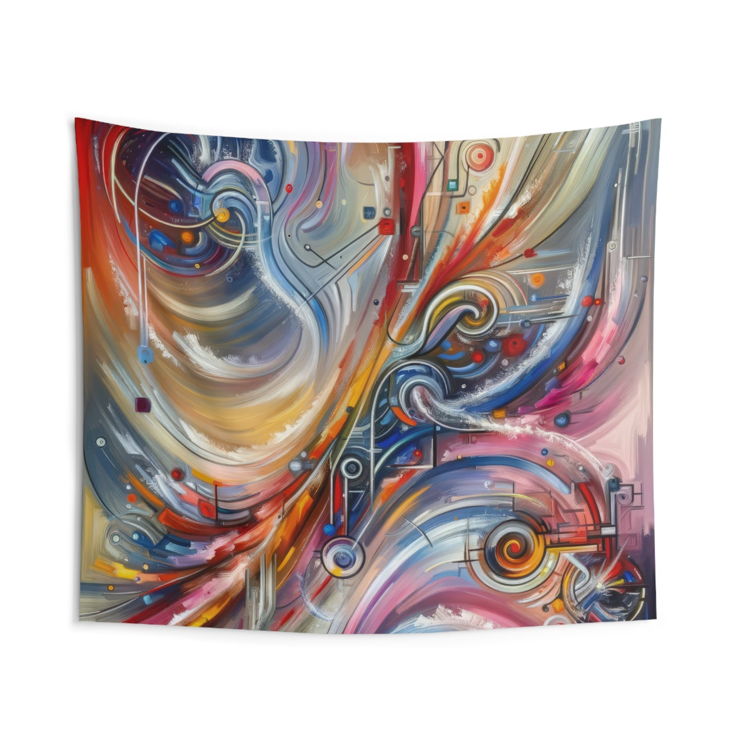 Interconnectivity Tachism Dynamics Indoor Wall Tapestries