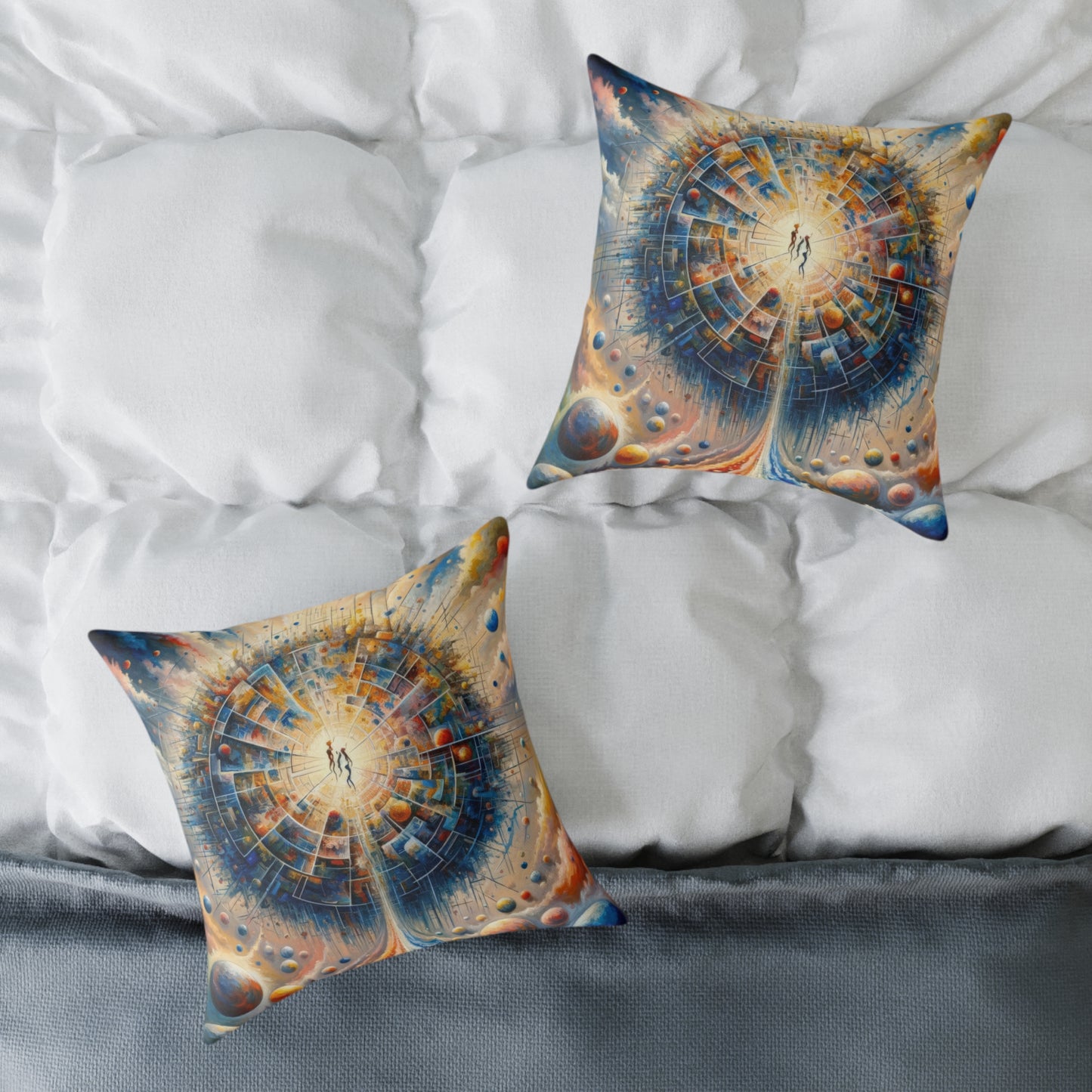 Cosmic Connection Antidote Spun Polyester Pillow