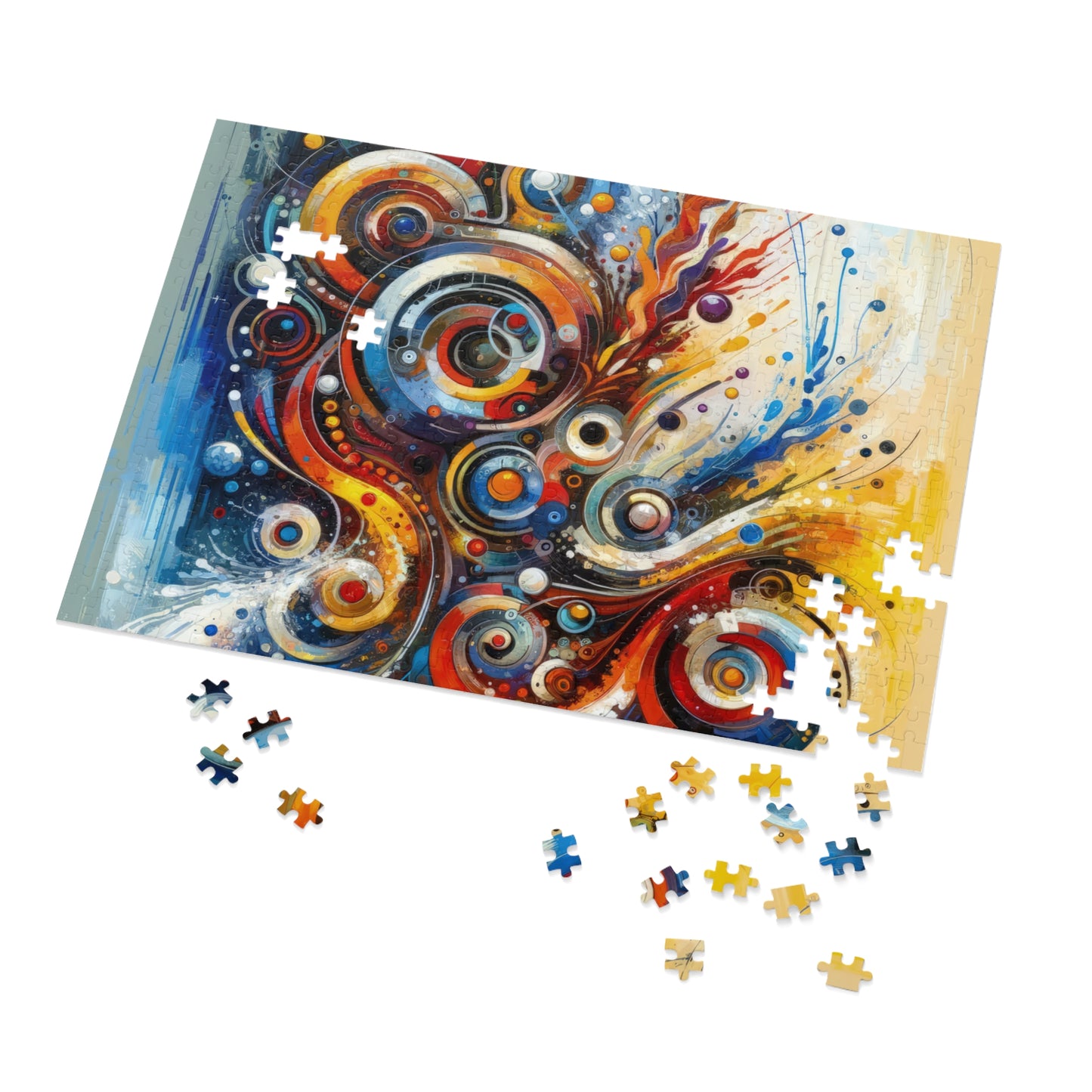 Harmonic Abstract Synergy Jigsaw Puzzle (30, 110, 252, 500,1000-Piece)
