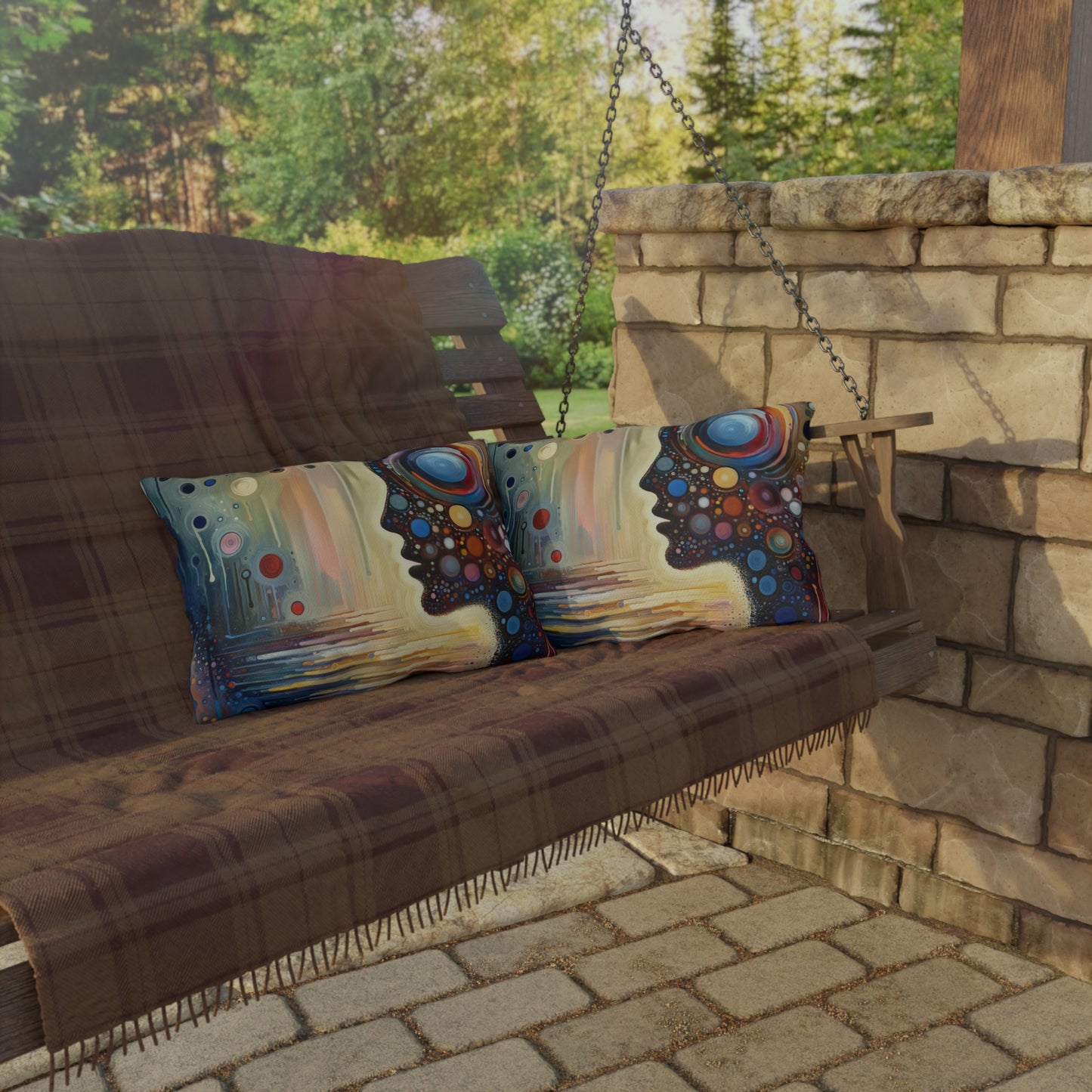 Echoed Intrinsic Universality Outdoor Pillows