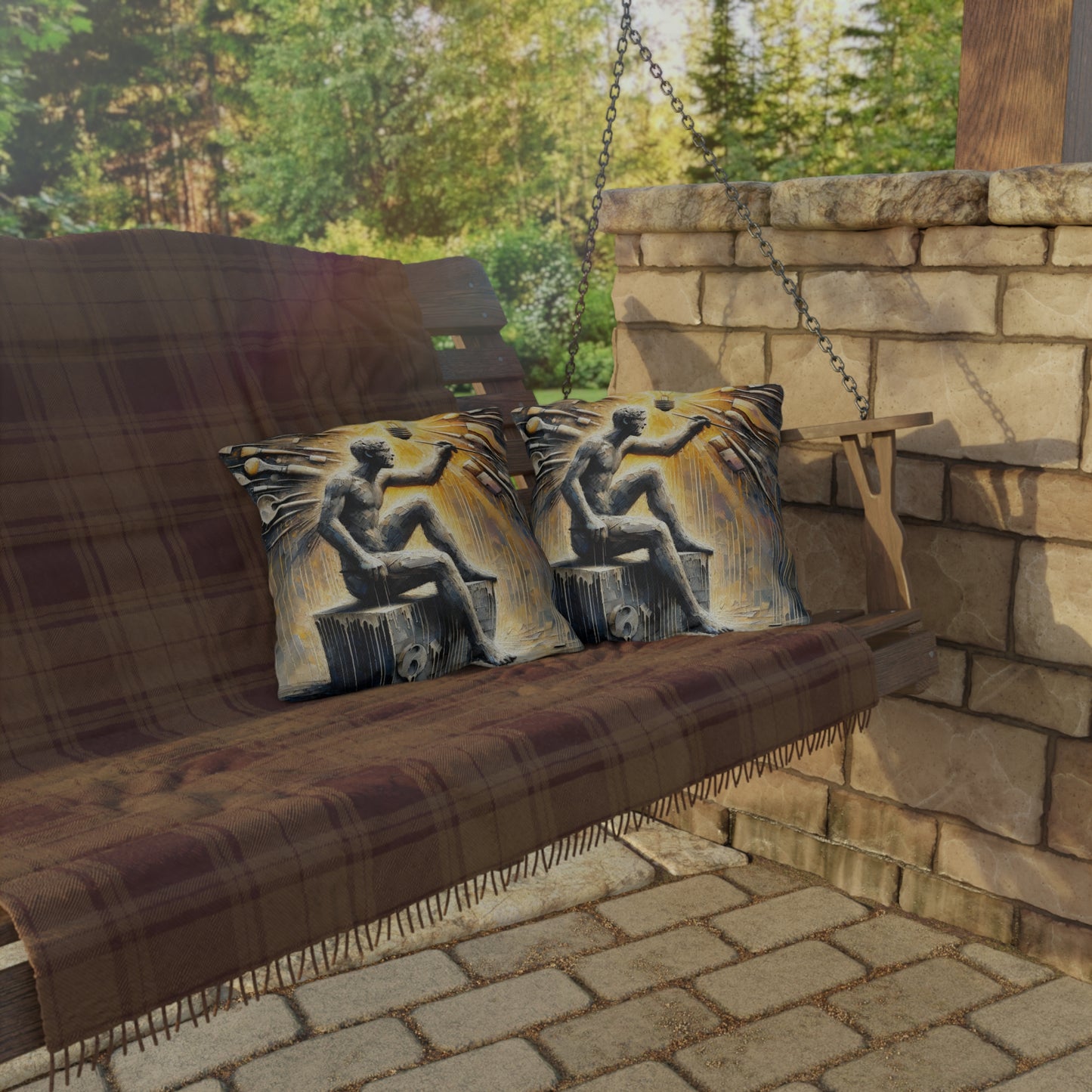 Idea Sculptor Genesis Outdoor Pillows