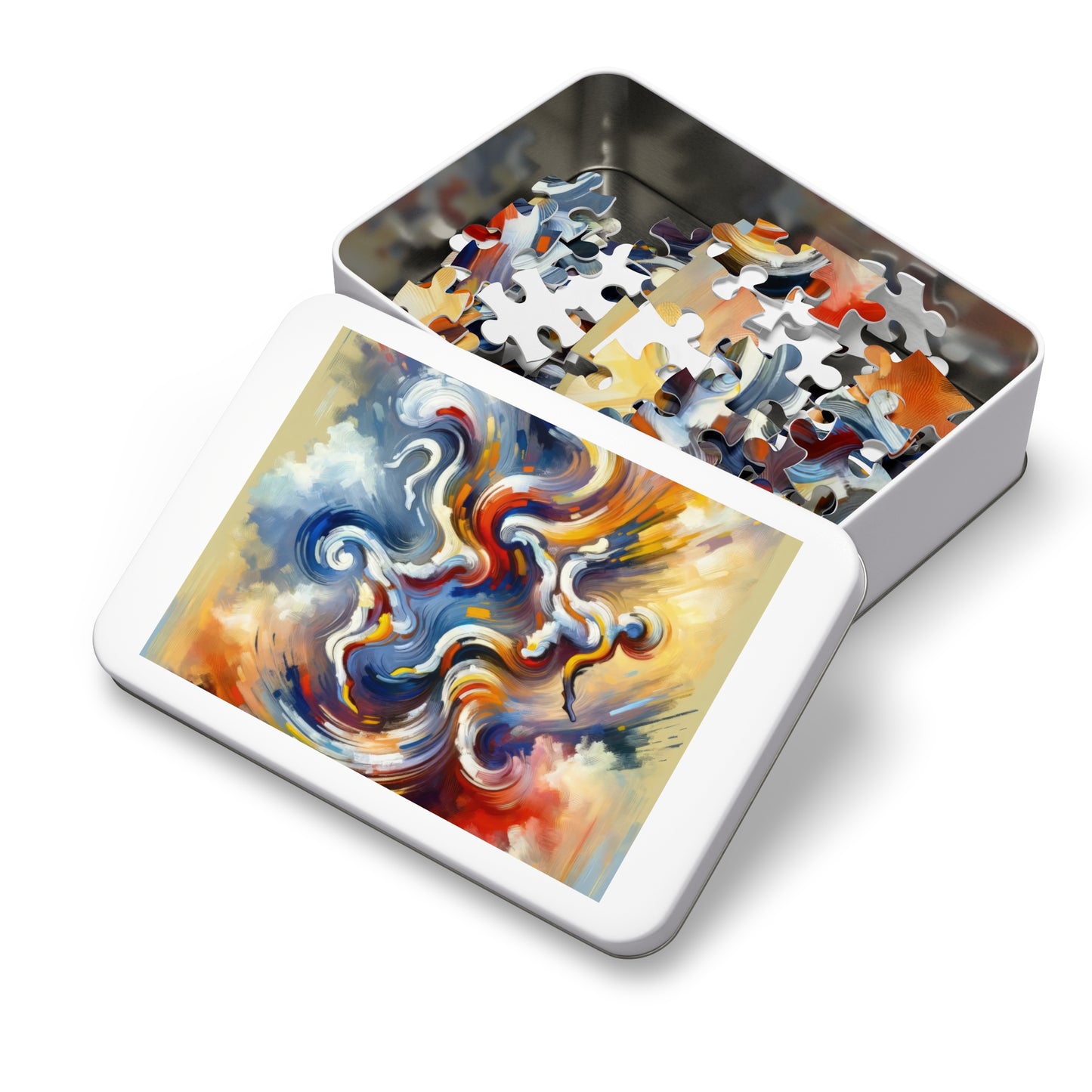 Dancing Disruption Tachism Jigsaw Puzzle (30, 110, 252, 500,1000-Piece)