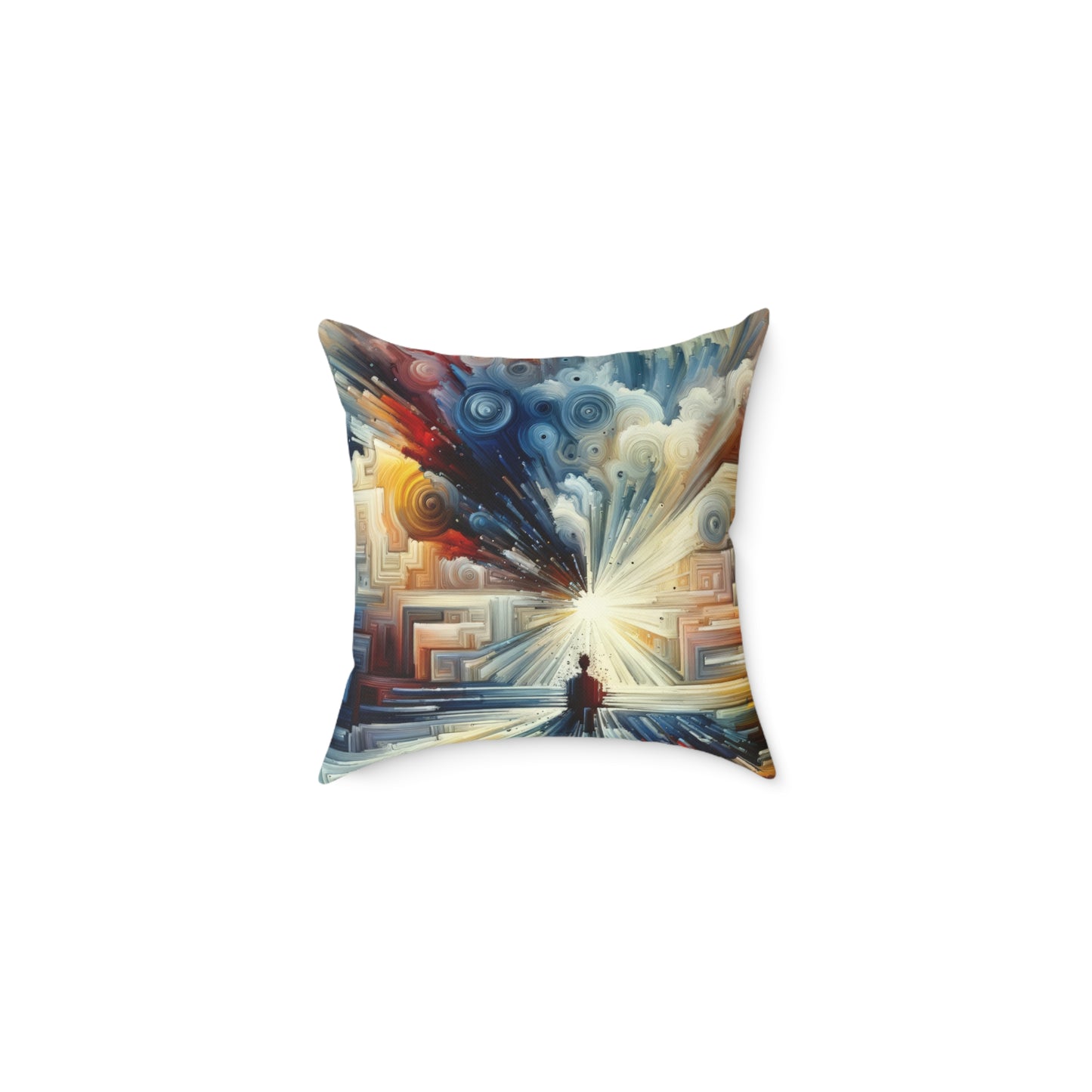 Memory Labyrinth Focus Spun Polyester Pillow
