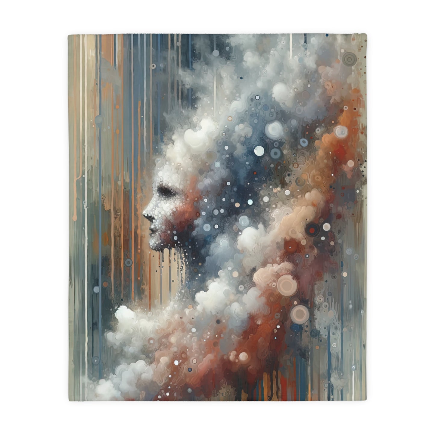 Ephemeral Hour Residue Velveteen Microfiber Blanket (Two-sided print)