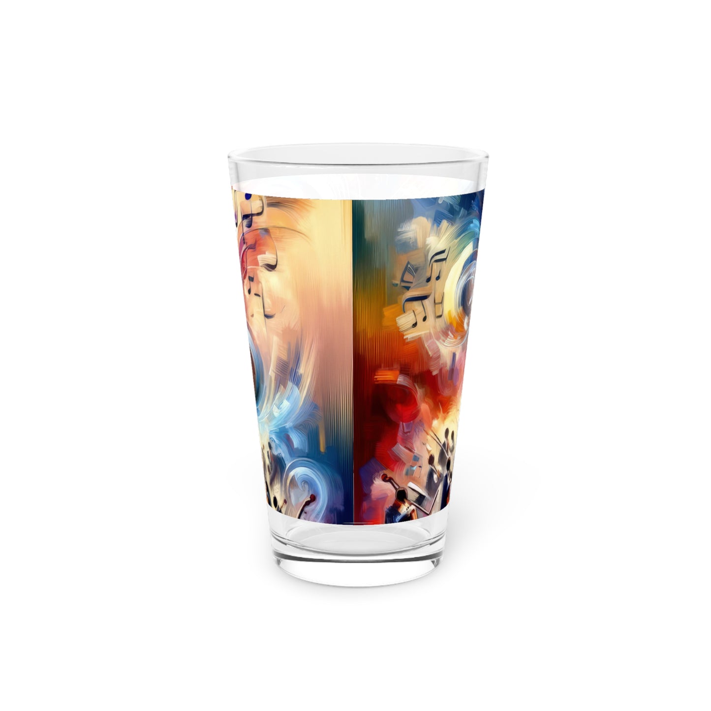 Vibrant Maestro Symphony Pint Glass, 16oz