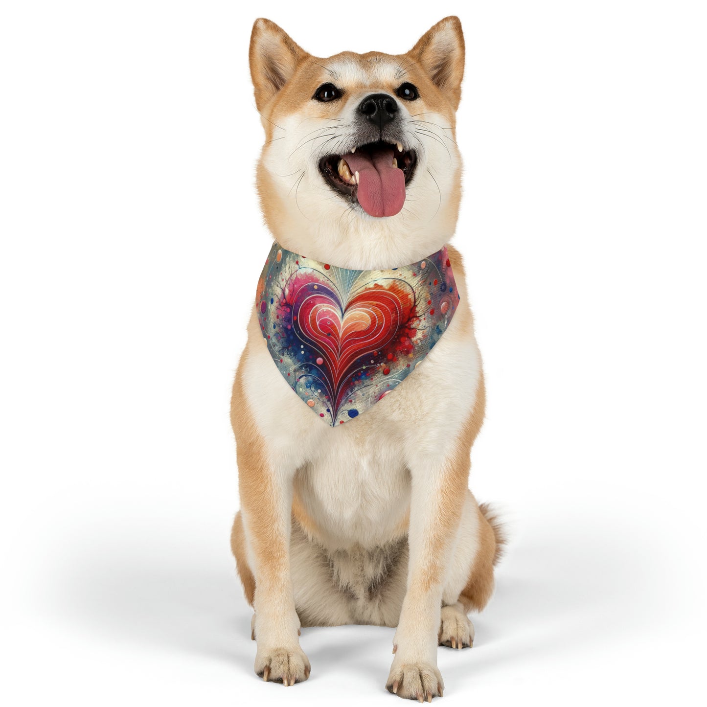 Emotional Physics Heart Pet Bandana Collar