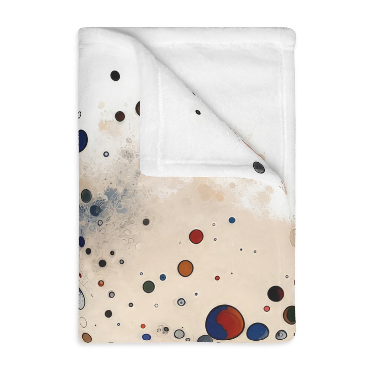 Intentional Unity Splashes Velveteen Microfiber Blanket (Two-sided print)
