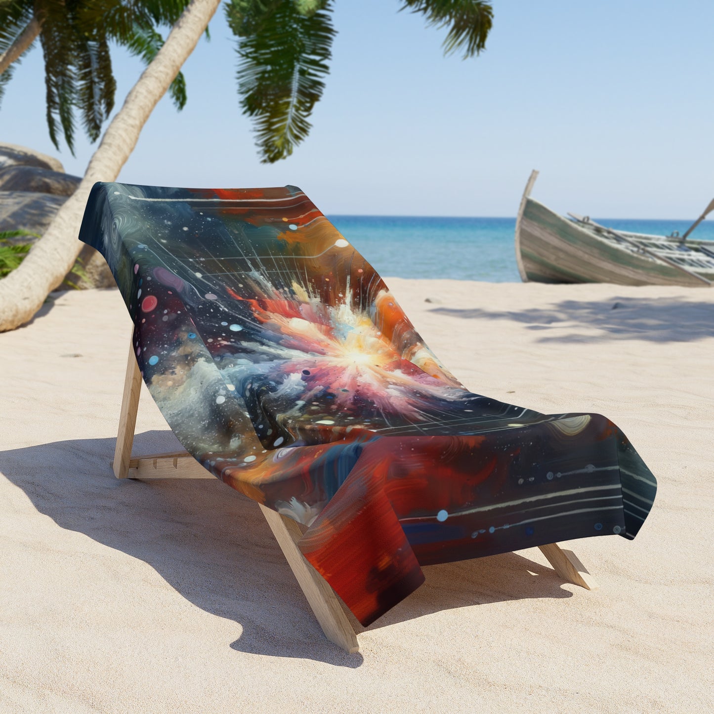 Galactic Mind Clarity Beach Towel