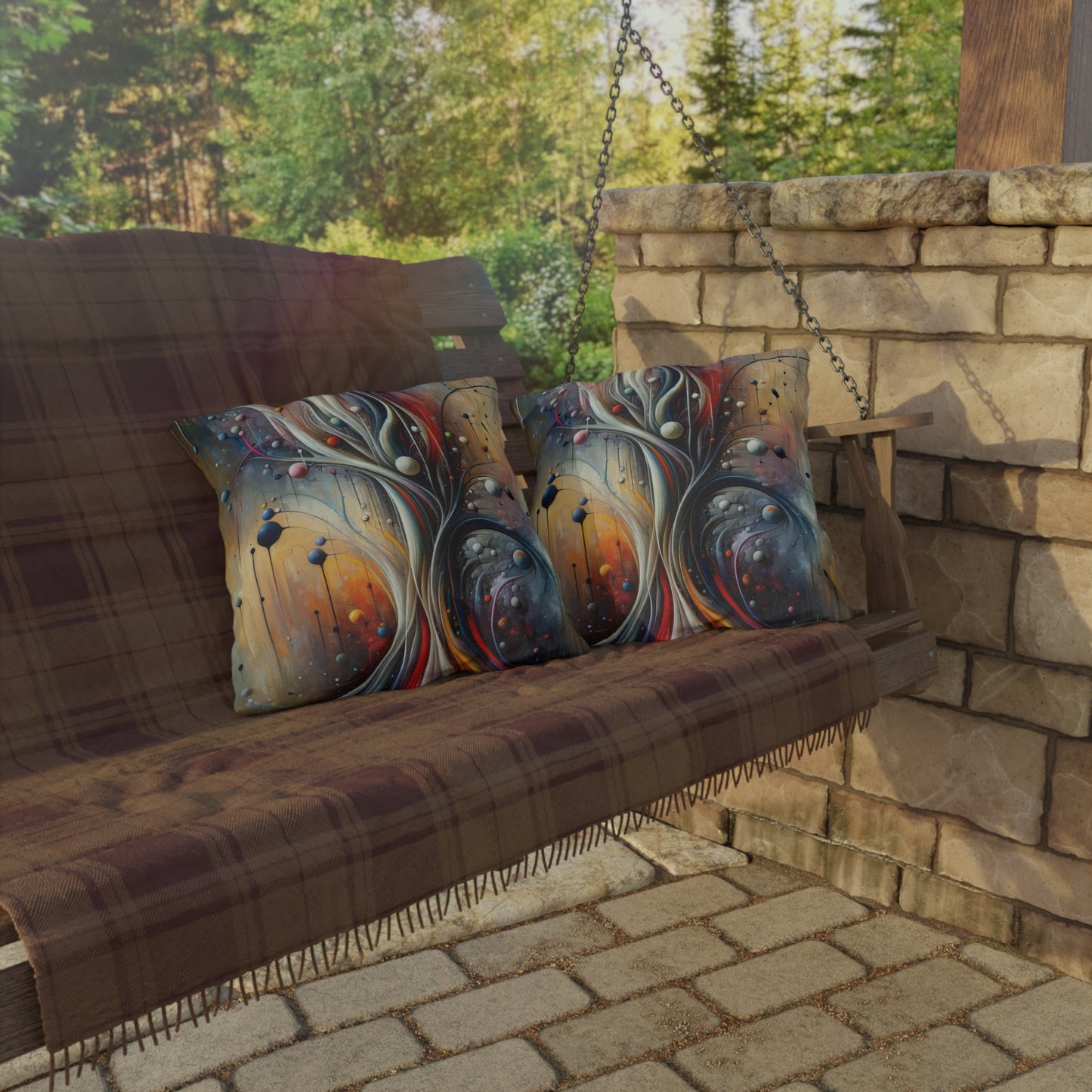 Invisible Threads Influence Outdoor Pillows