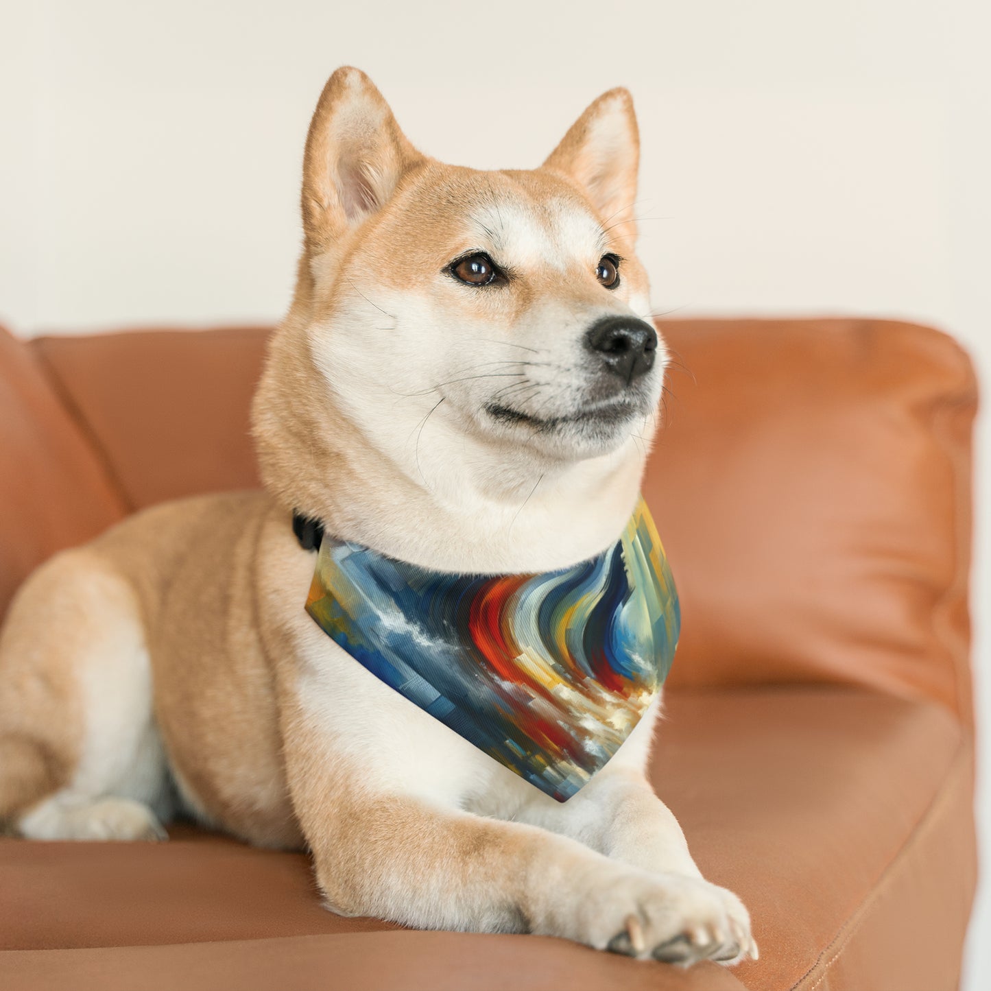 Persistence Force Abstract Pet Bandana Collar