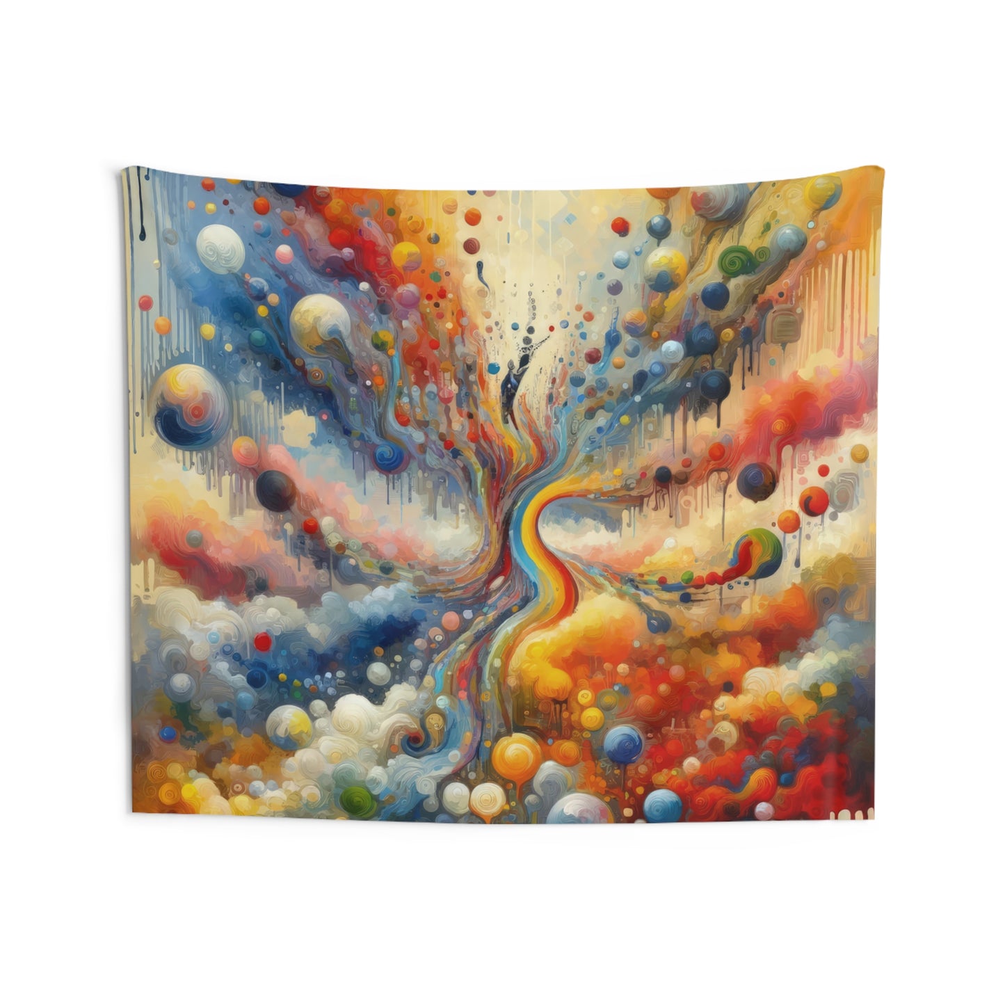 Choices Tachism Canvas Indoor Wall Tapestries