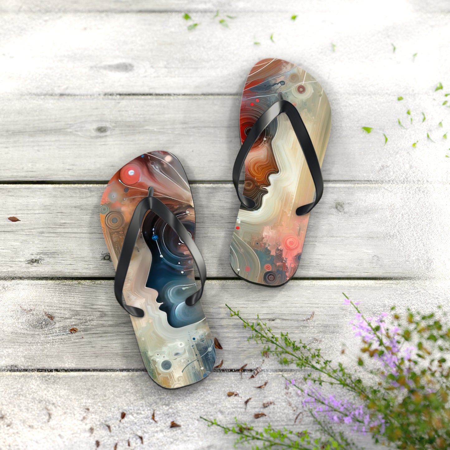 Empathetic Exchange Essence Flip Flops