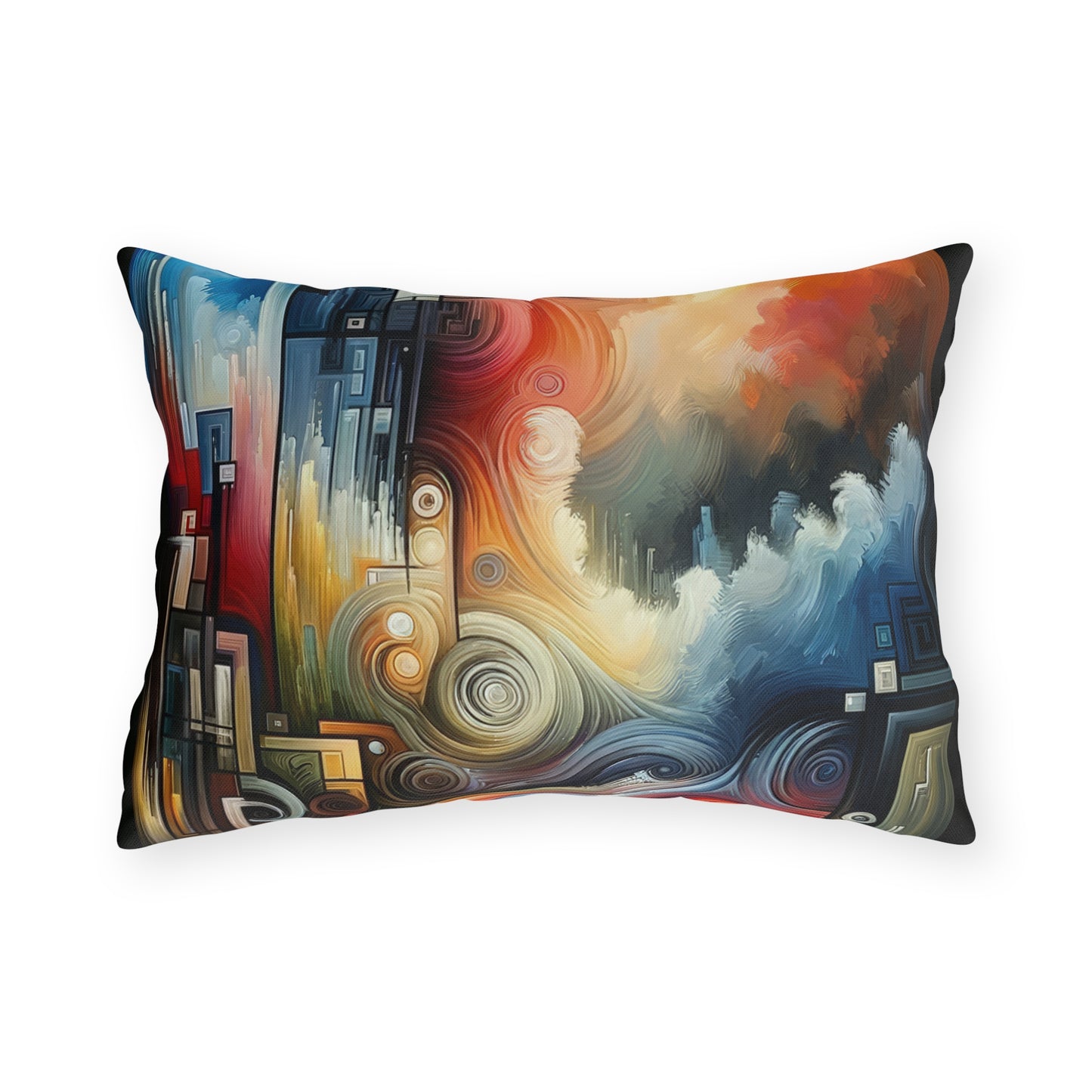 Tuning Essence Abstract Outdoor Pillows
