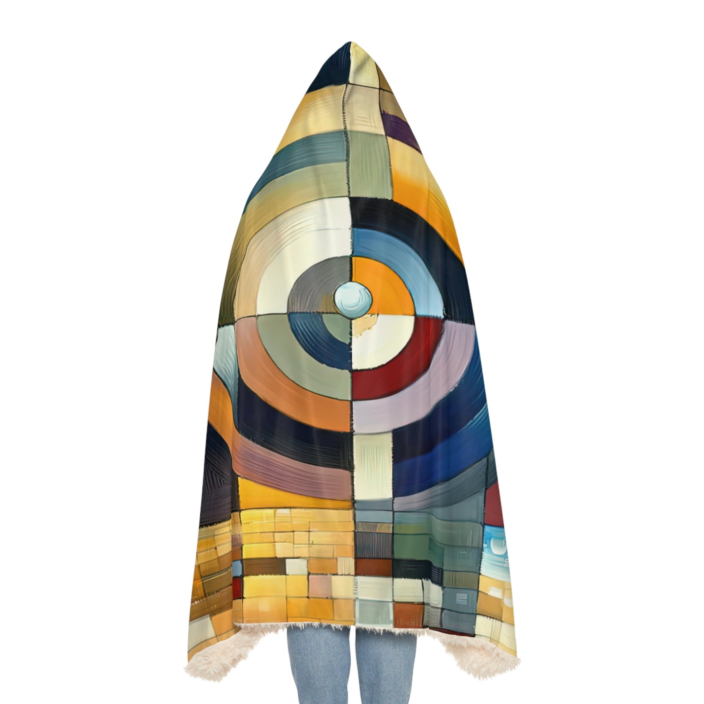 Oneness Through Tachism Snuggle Blanket