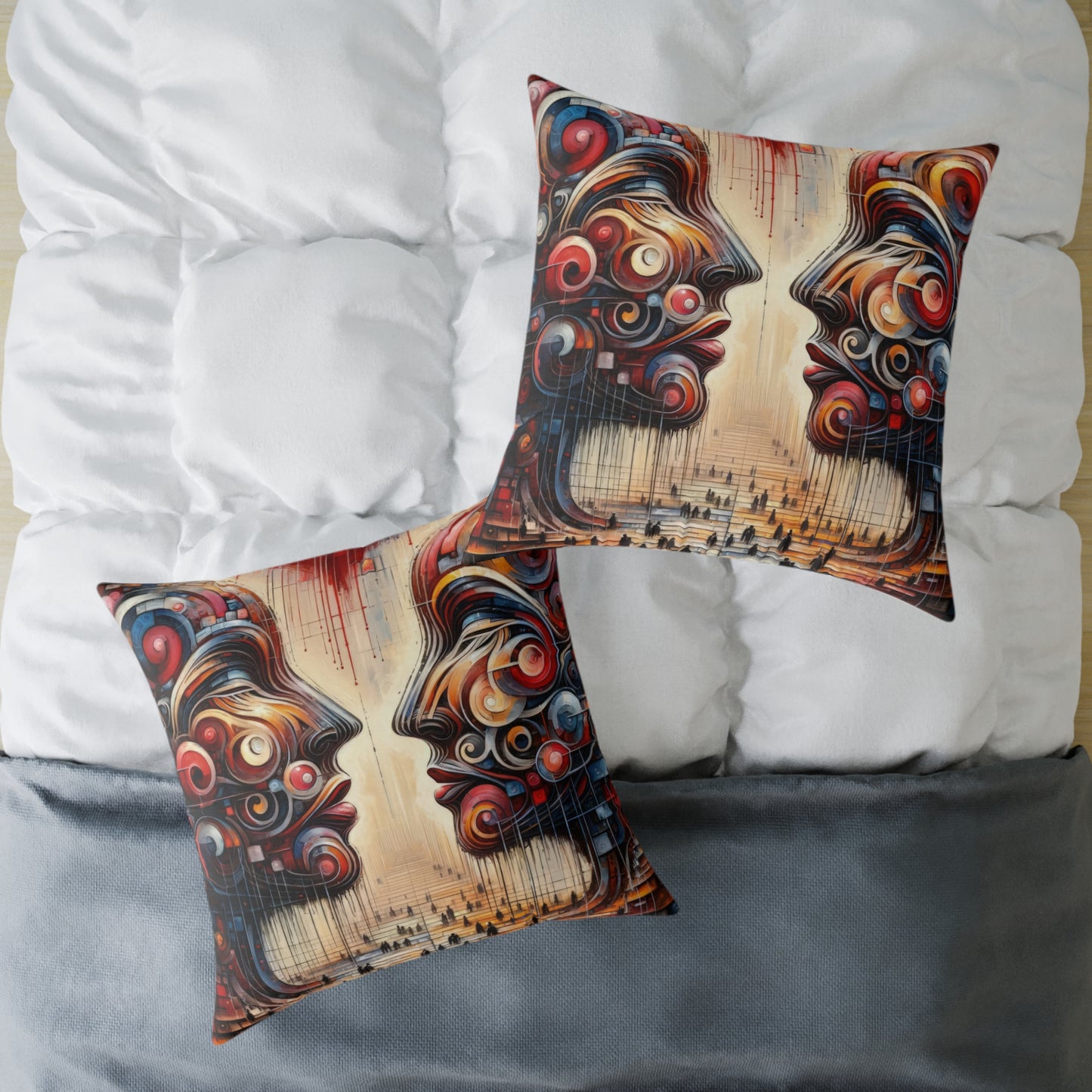 Unity Heartfelt Communication Spun Polyester Pillow