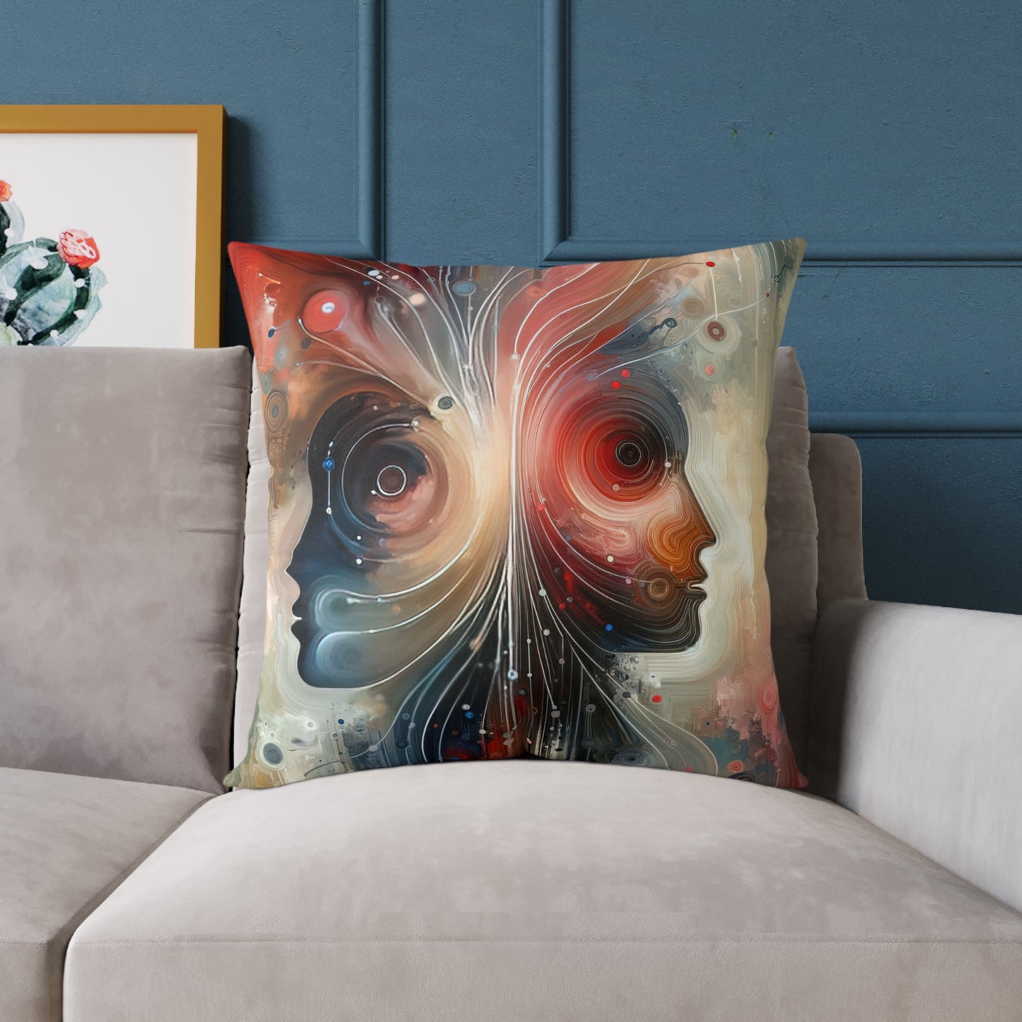 Empathetic Exchange Essence Spun Polyester Pillow